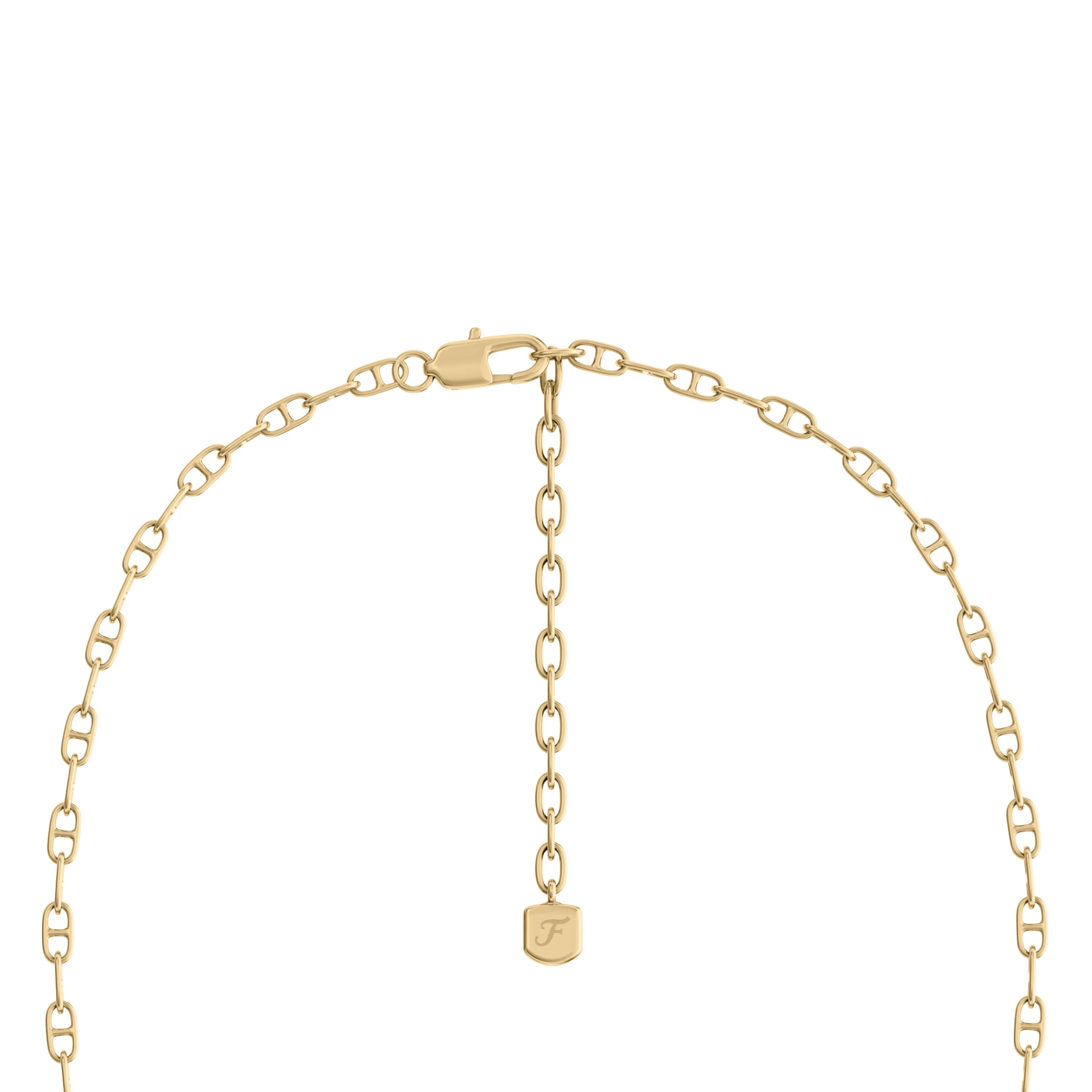 Heritage Pearl D-Link Gold-Tone Brass Multi-Strand Necklace - Image 4