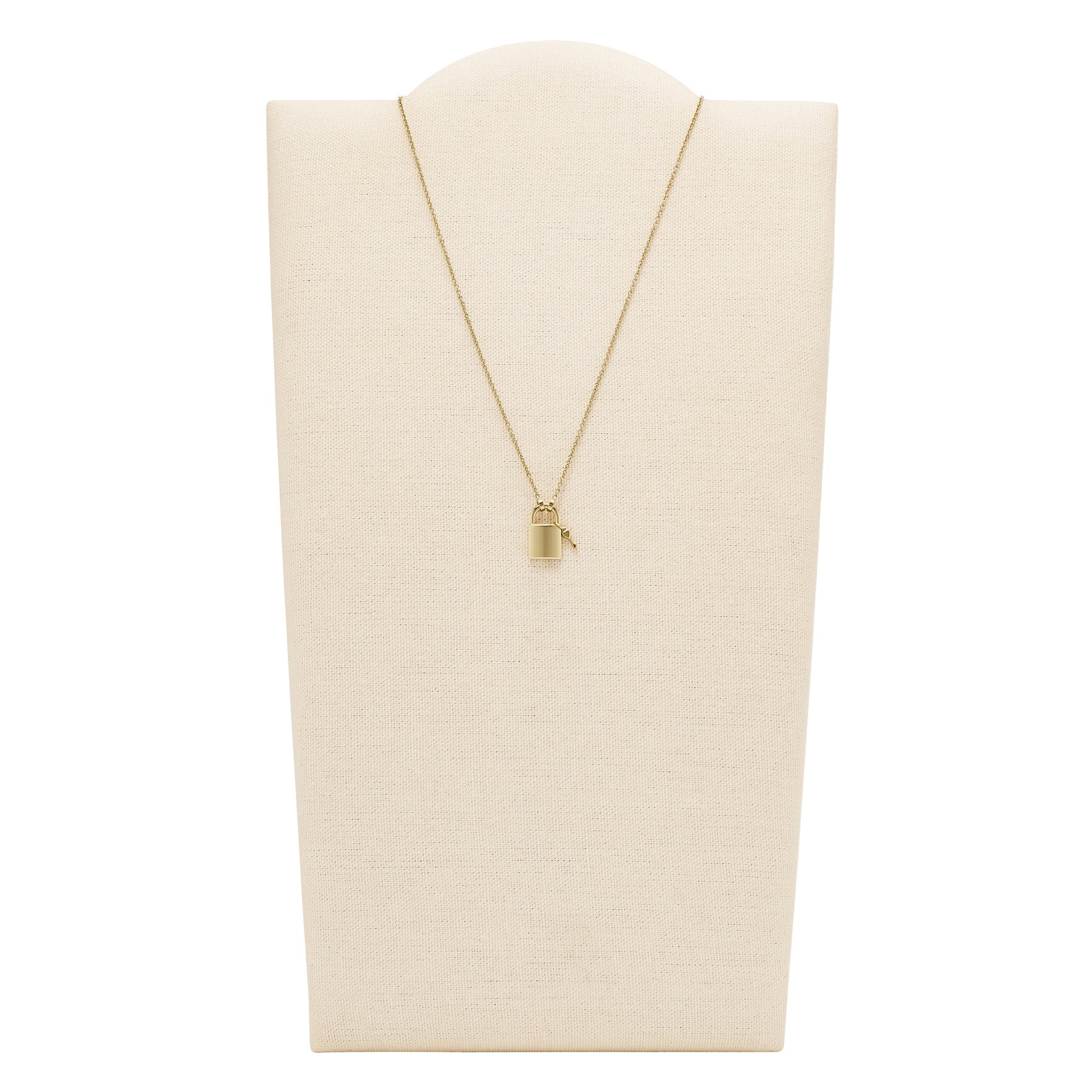 Lane Engravable Gold-Tone Stainless Steel Station Necklace - Image 2