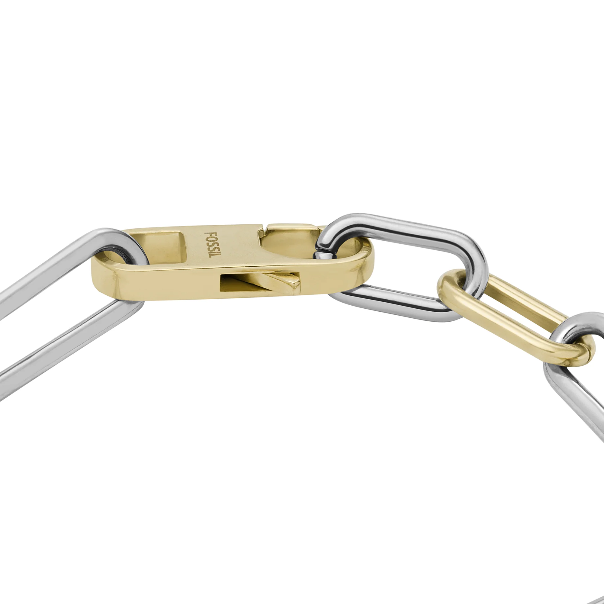 Heritage D-Link Two-Tone Stainless Steel Chain Bracelet - Image 3