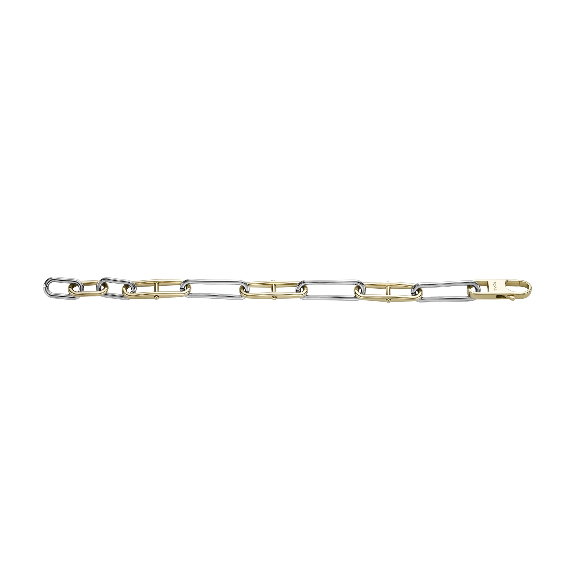 Heritage D-Link Two-Tone Stainless Steel Chain Bracelet - Image 4