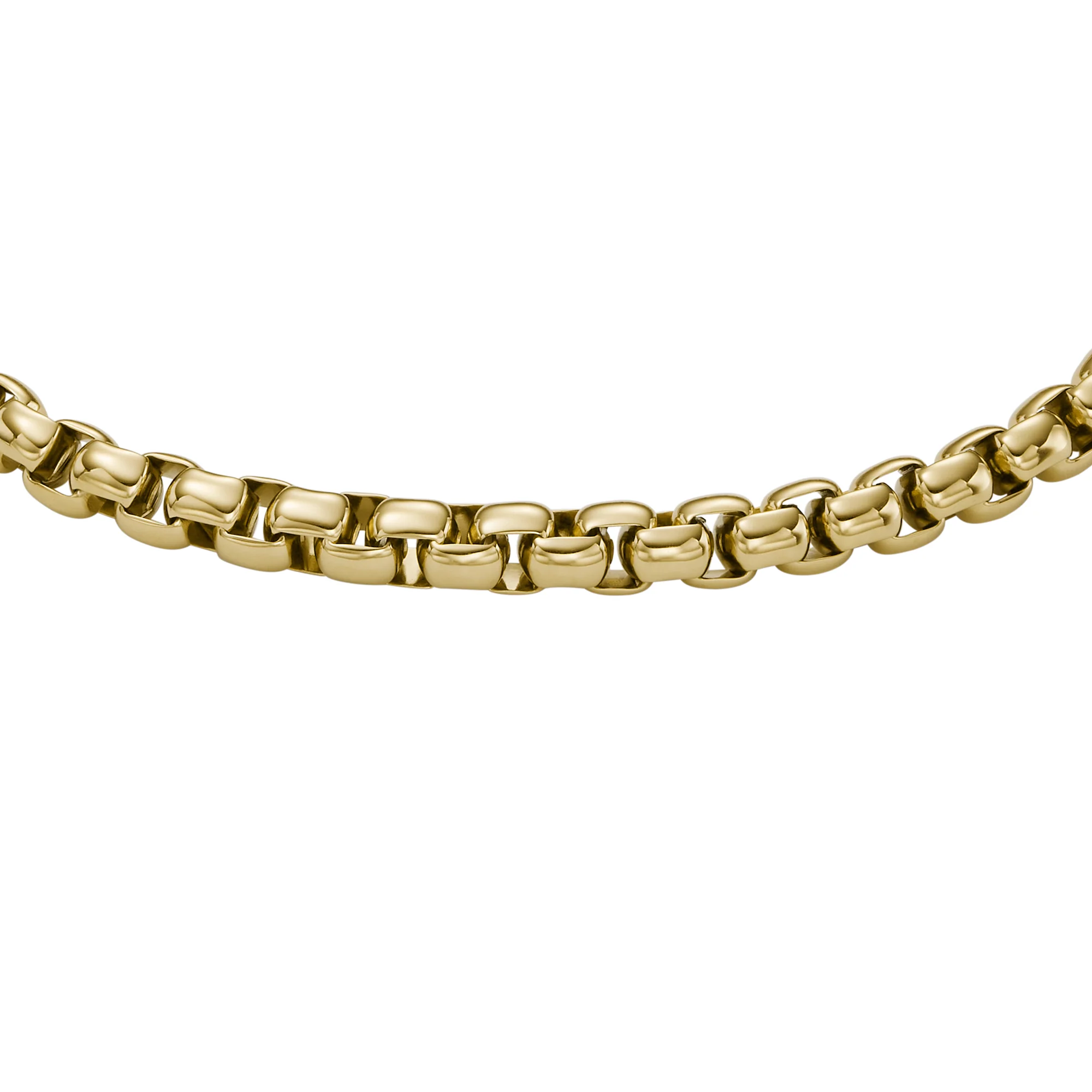 All Stacked Up Gold-Tone Stainless Steel Chain Bracelet - Image 4