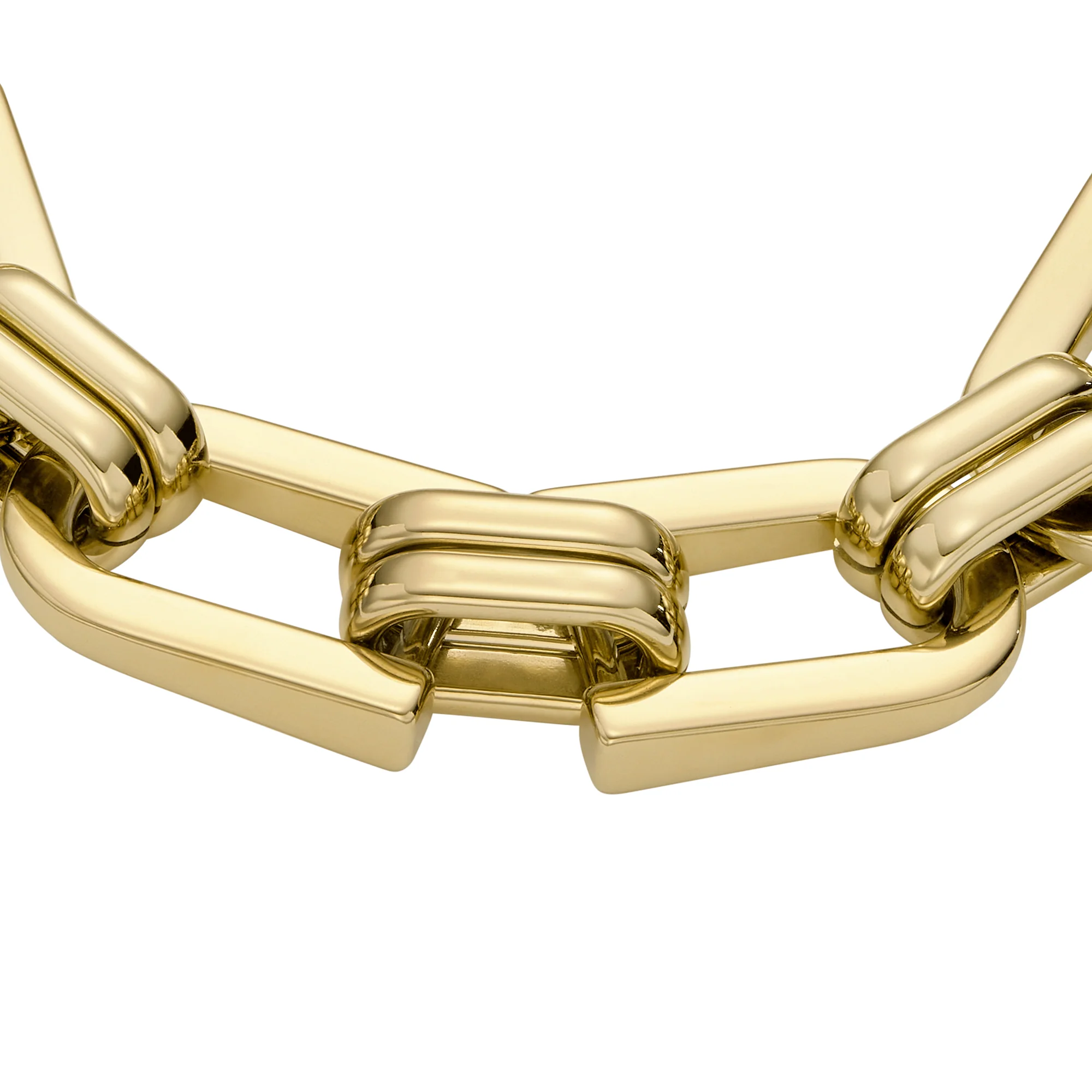 Heritage D-Link Gold-Tone Stainless Steel Chain Bracelet - Image 2