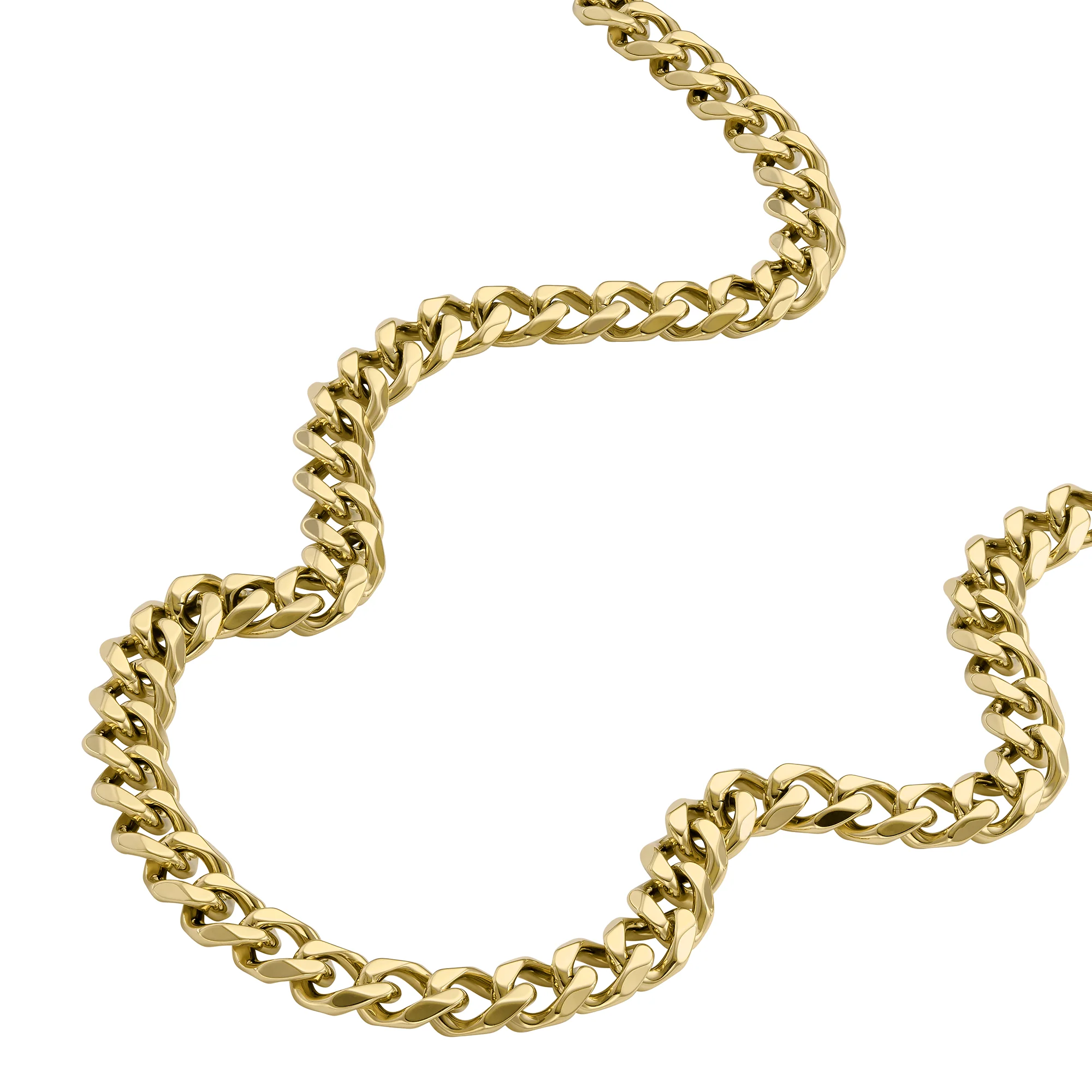Bold Chains Gold-Tone Stainless Steel Chain Necklace - Image 4
