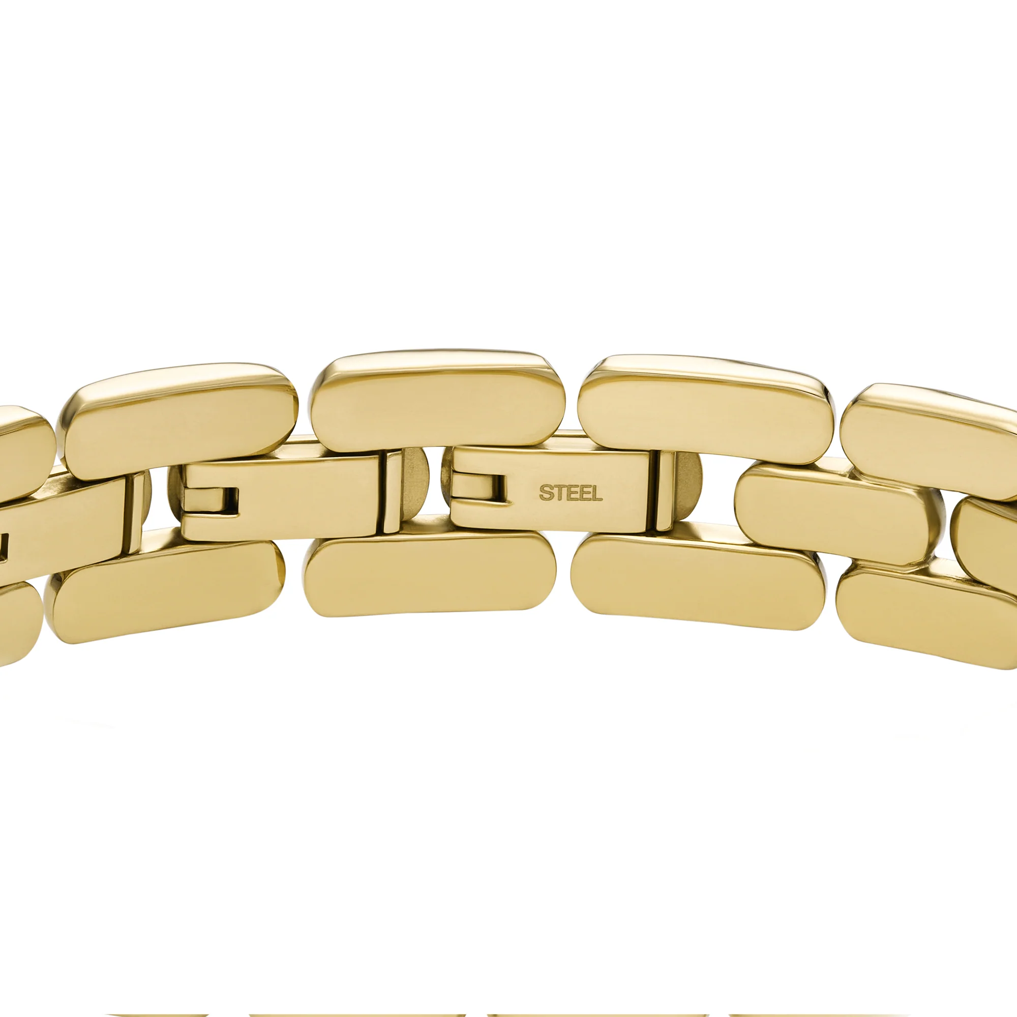 Arden Watch Links Gold-Tone Stainless Steel Chain Bracelet - Image 3