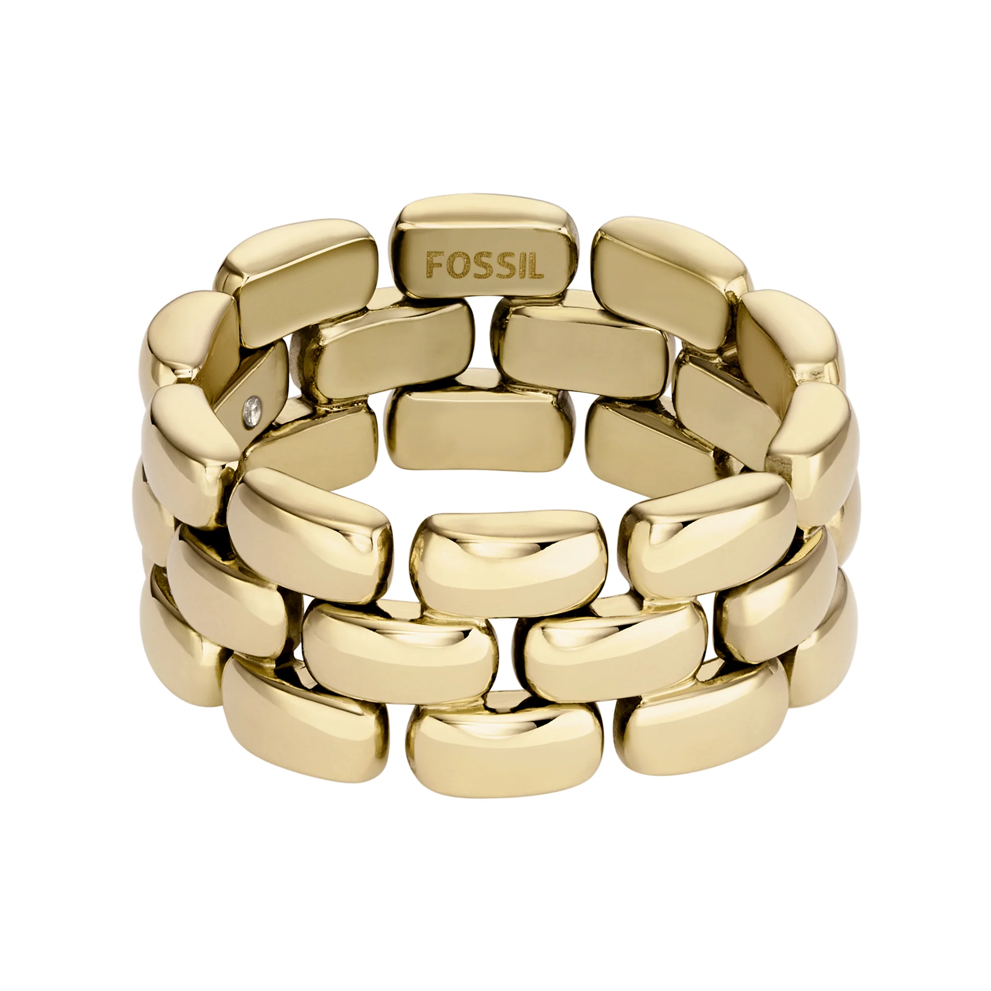 Arden Watch Links Gold-Tone Stainless Steel Band Ring - Image 2