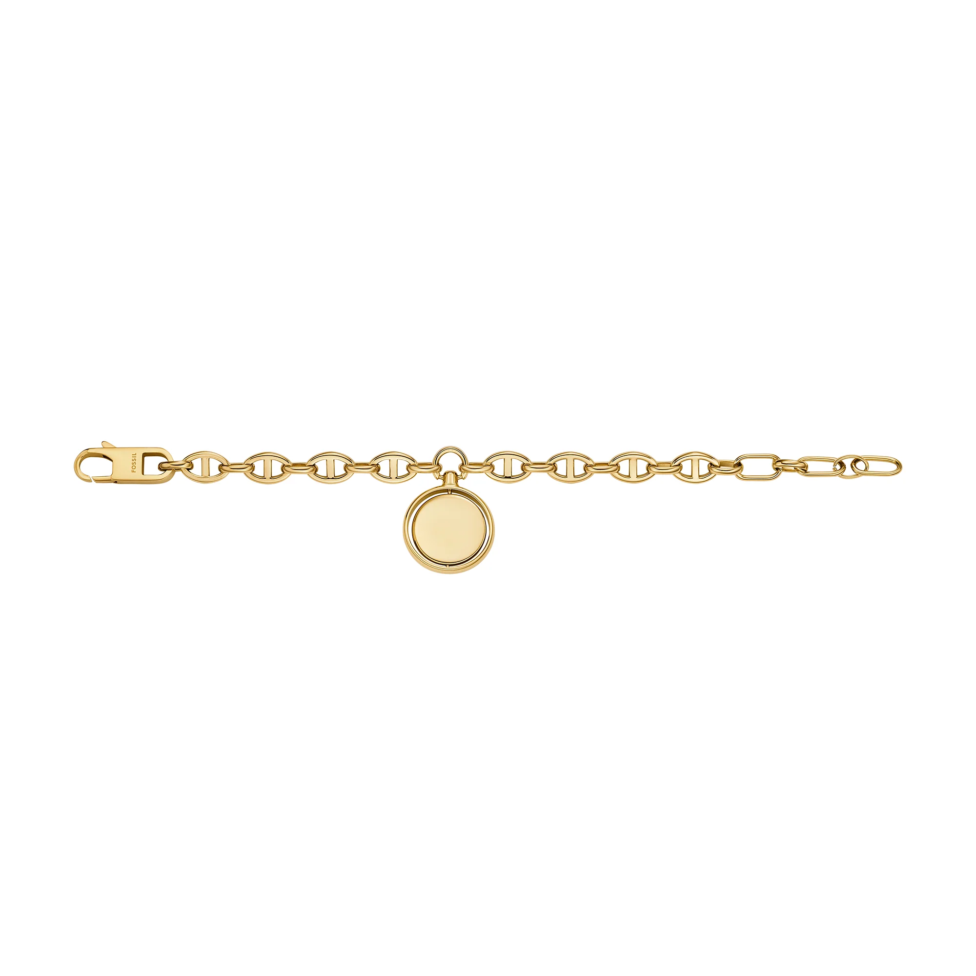 Heritage Legacy Charm Gold-Tone Stainless Steel Chain Bracelet