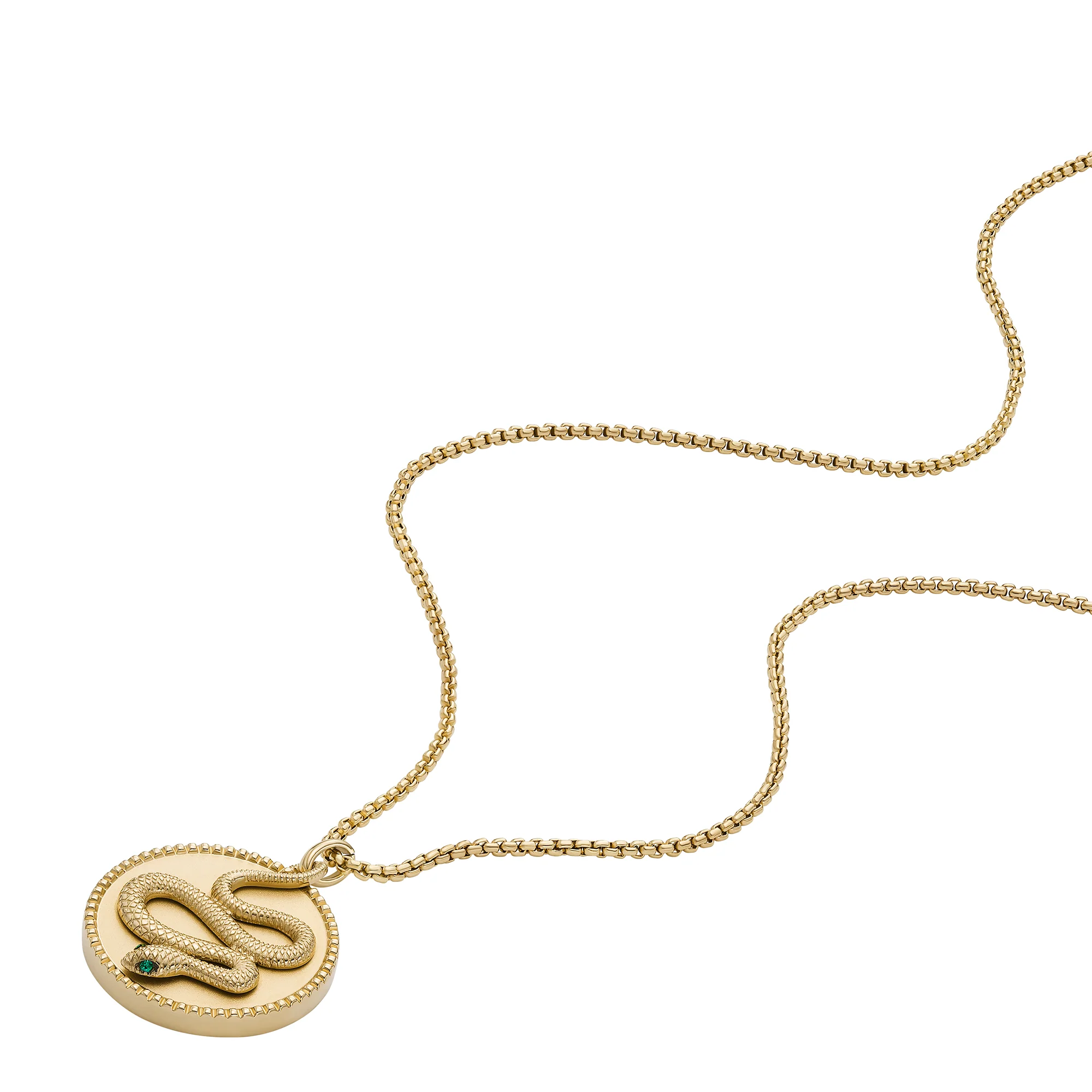 Lunar New Year Gold-Tone Stainless Steel Pendant Necklace - Image 3