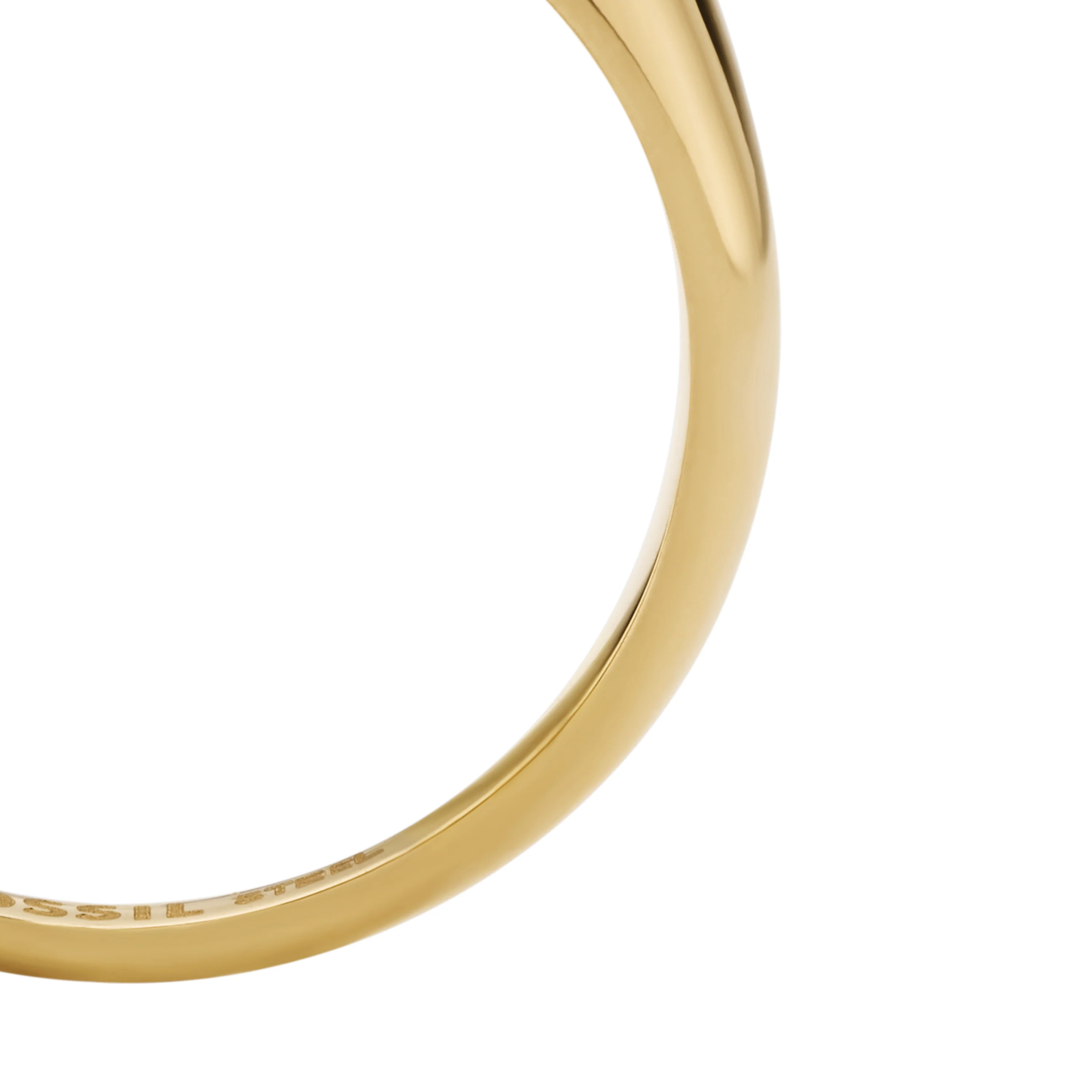 Sutton Shaky Glitz Gold-Tone Stainless Steel Moon and Star Signet Ring - Image 4