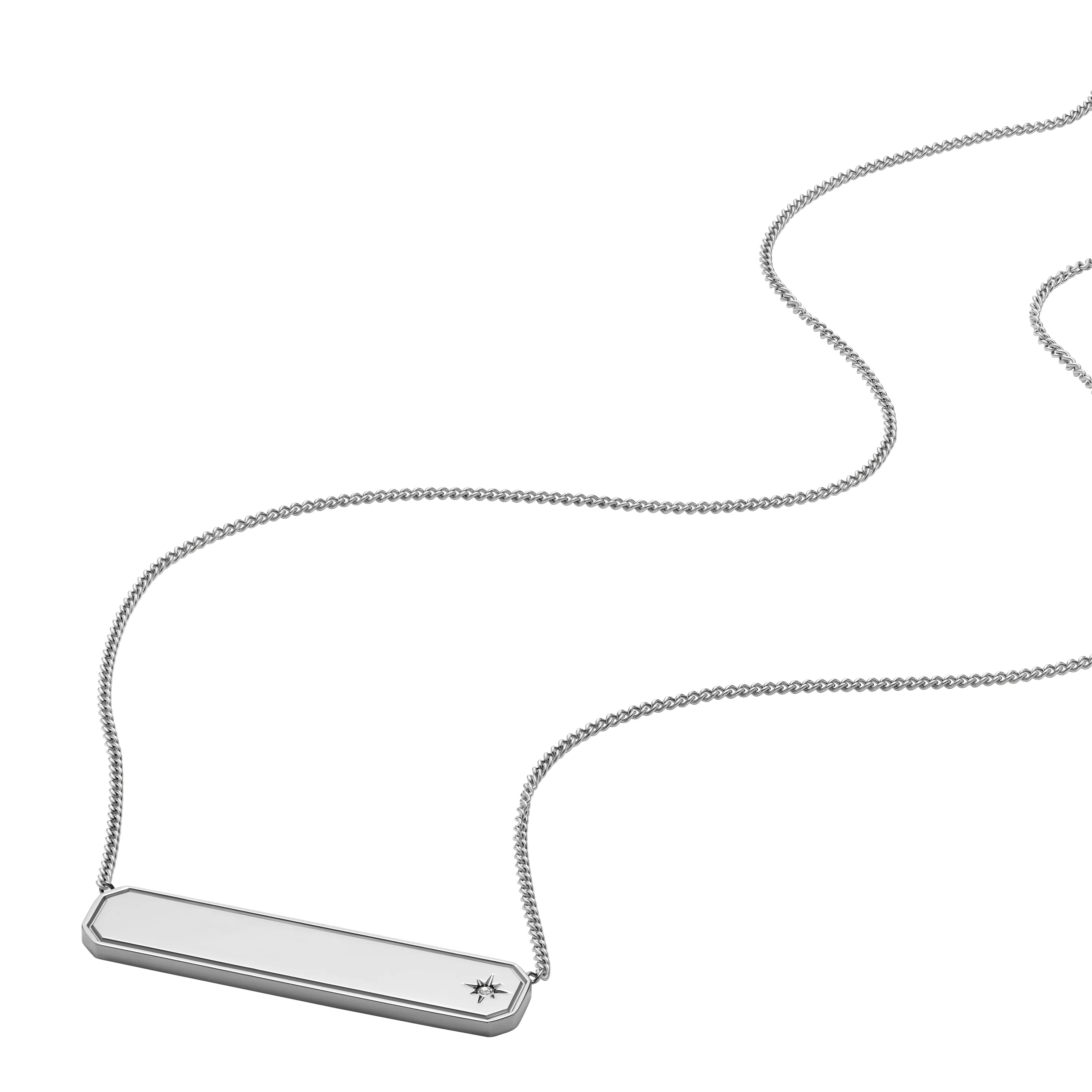 Sadie Stainless Steel ID Necklace - Image 2