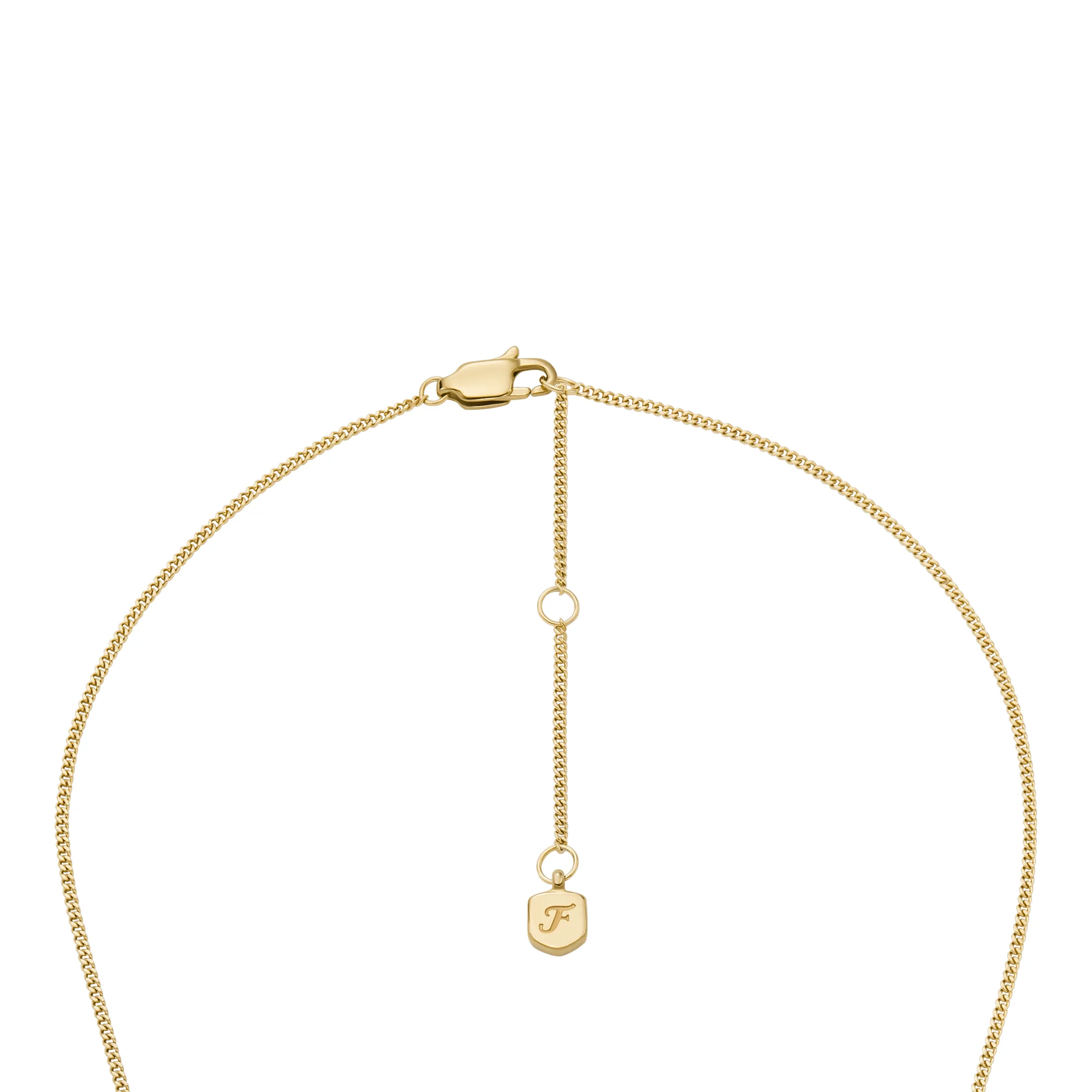 Raquel Gold-Tone Stainless Steel Pendant Necklace - Image 4
