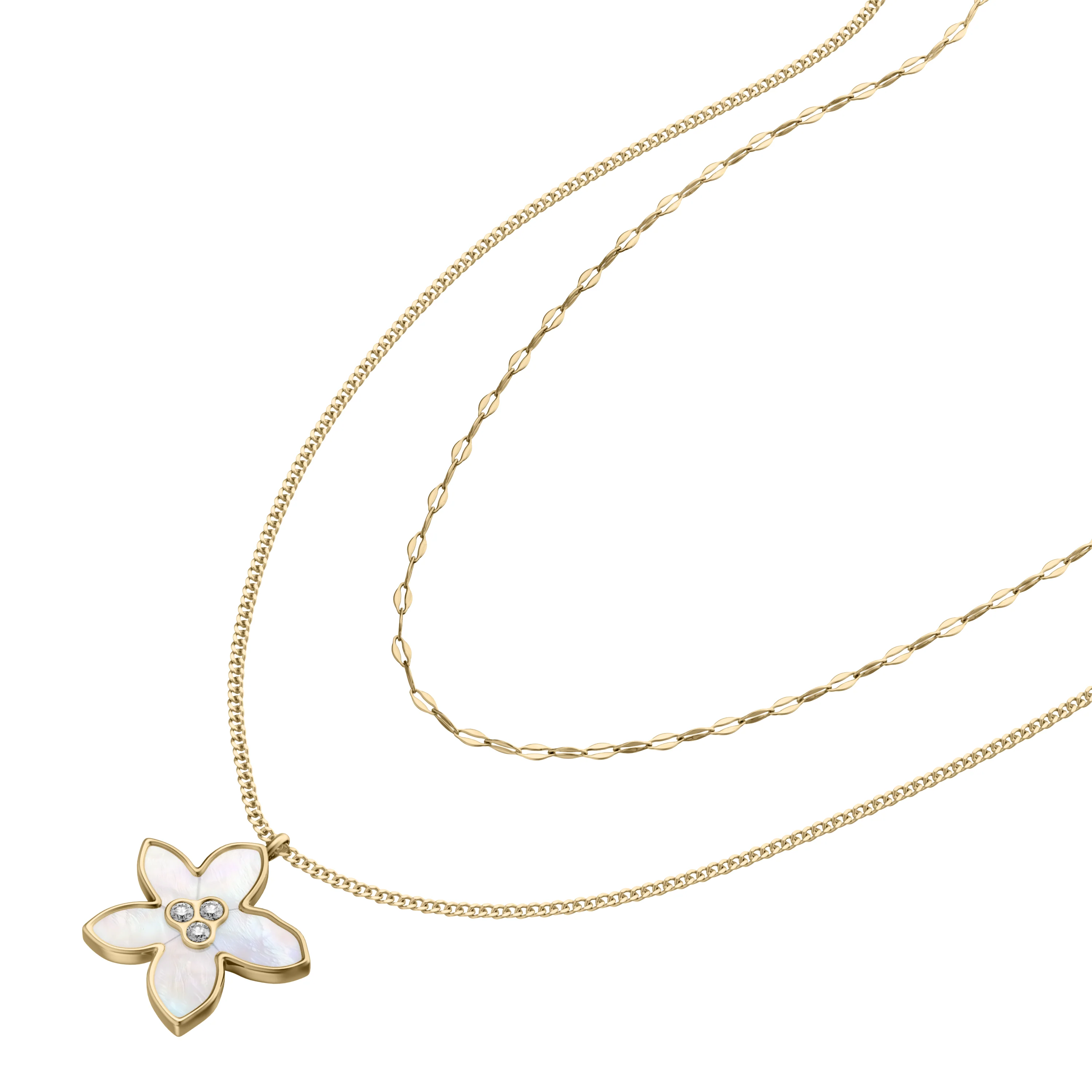 Sutton The Flower Collection Mother-of-Pearl Multi-Strand Necklace - Image 2
