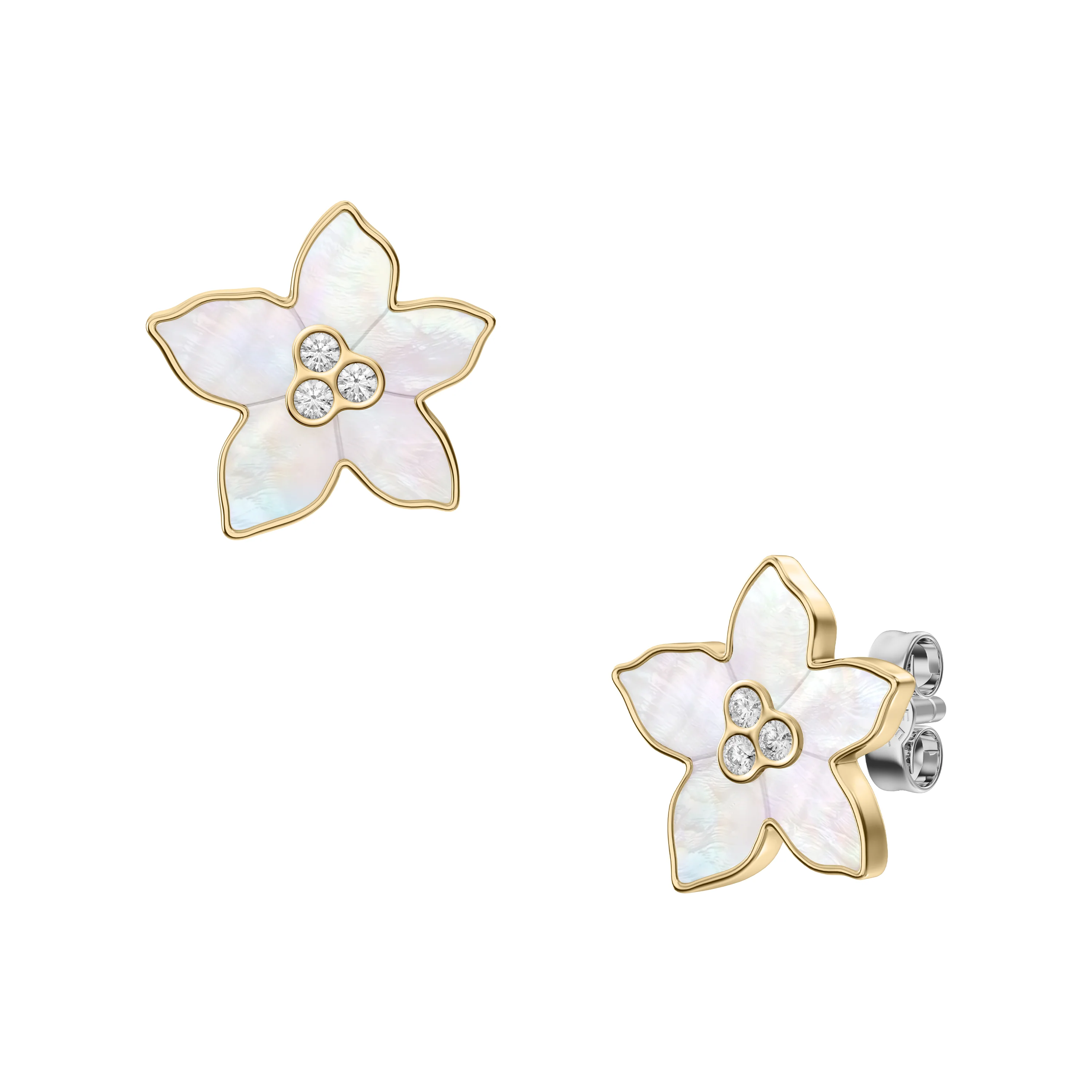 Sutton The Flower Collection Mother-of-Pearl Stud Earrings - Image 3