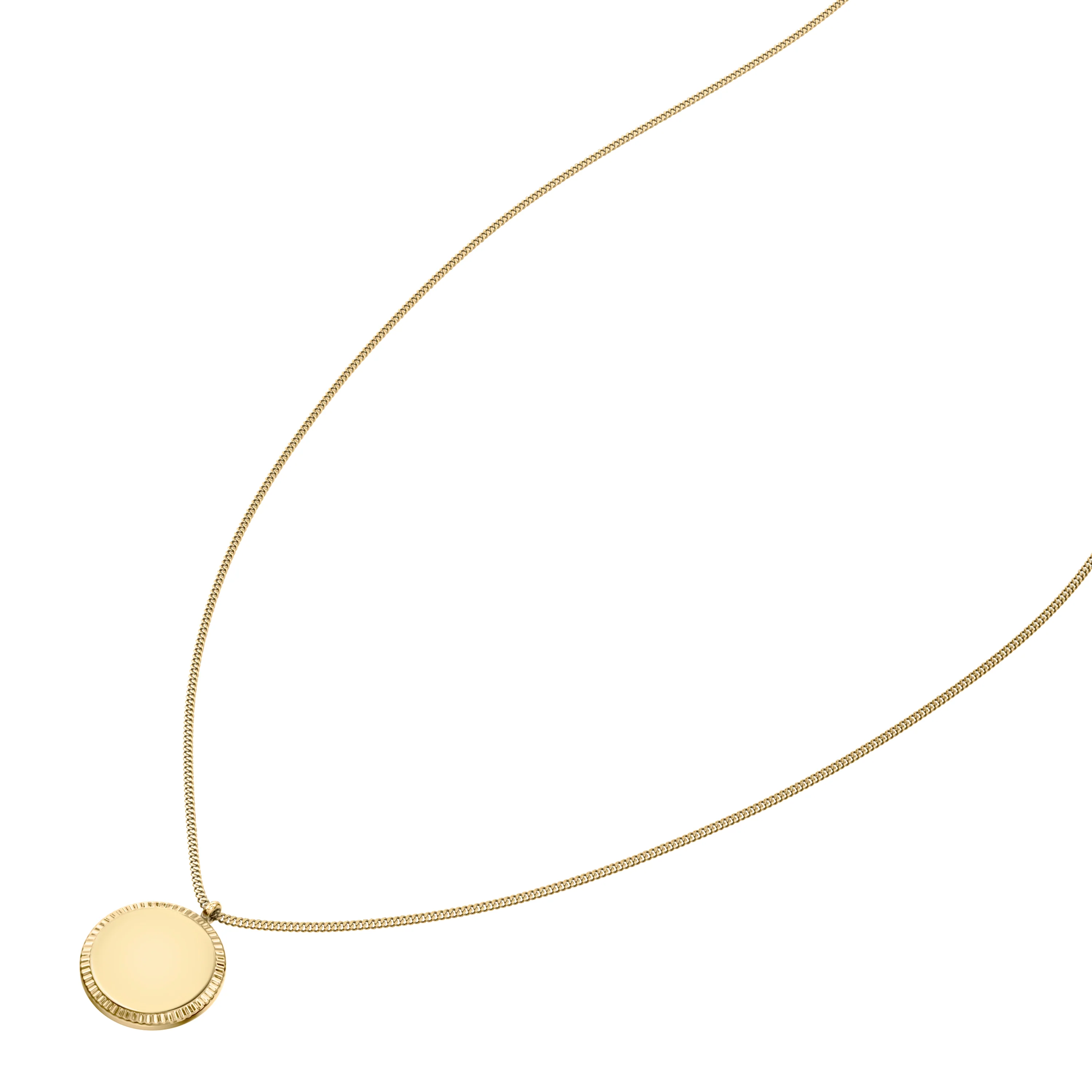 Ellis Gold-Tone Stainless Steel Pendant Necklace - Image 2