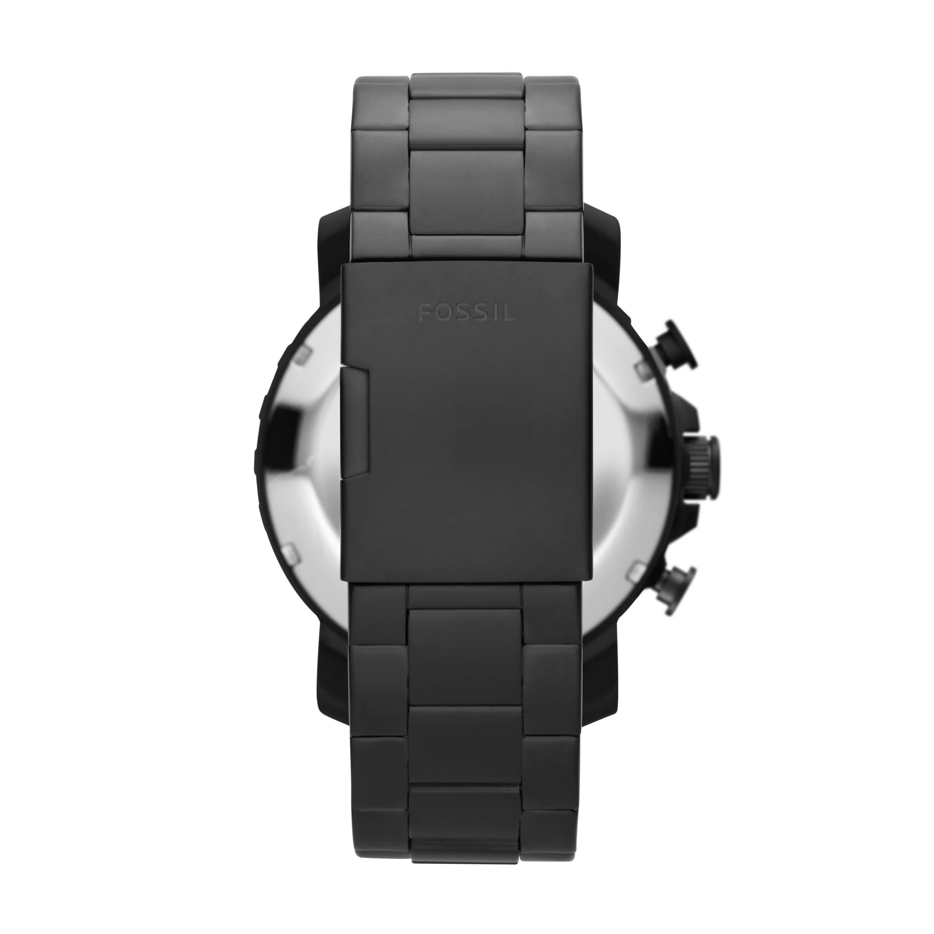 Nate Chronograph Black Stainless Steel Watch - Image 3
