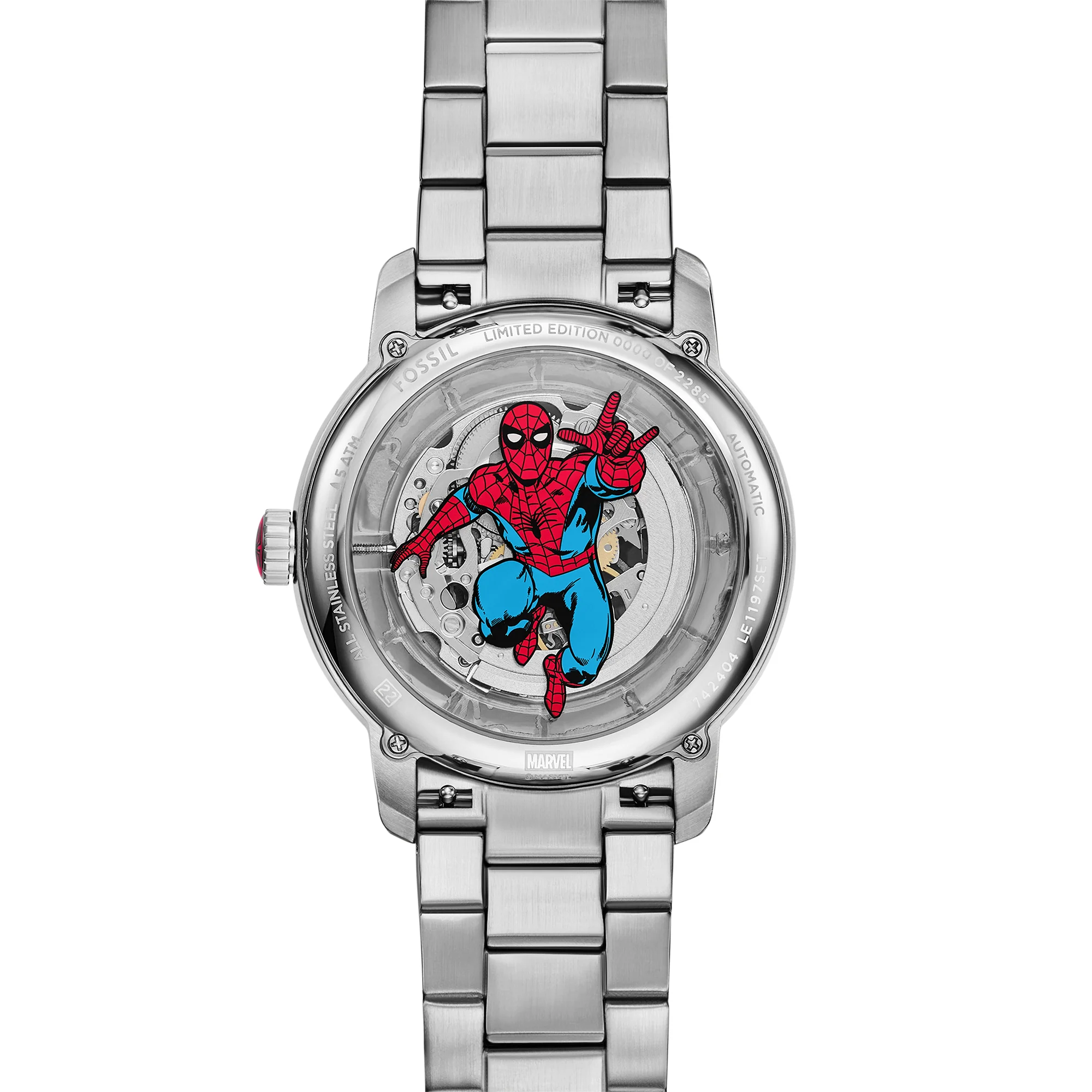 Marvel | Fossil Limited Edition Automatic Stainless Steel Watch - Image 3