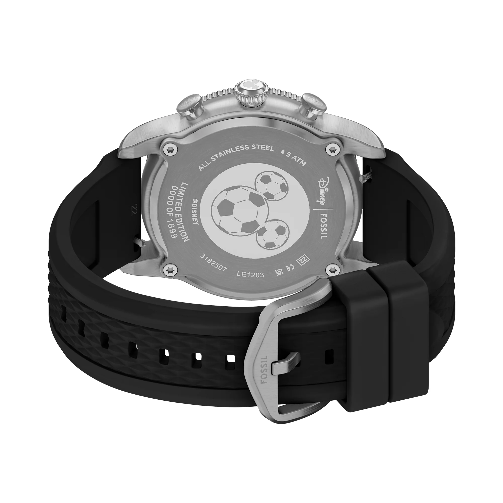 Disney x Fossil Limited-Edition Mickey Mouse Soccer Watch - Image 4