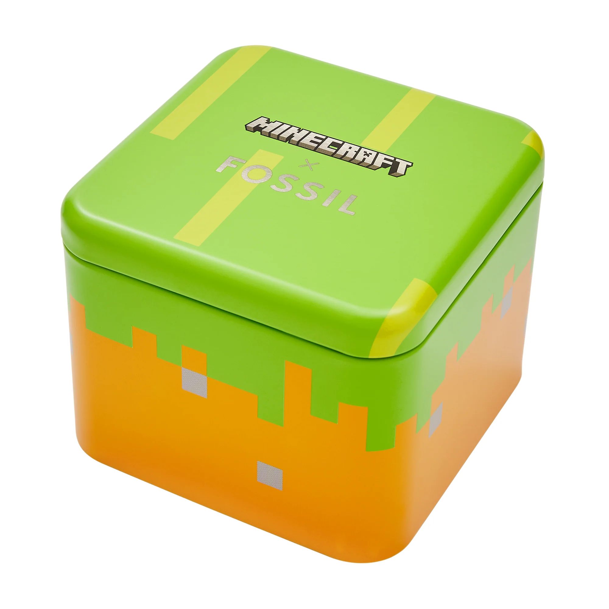 Minecraft x Fossil Limited-Edition Grass Block Chronograph Watch - Image 6