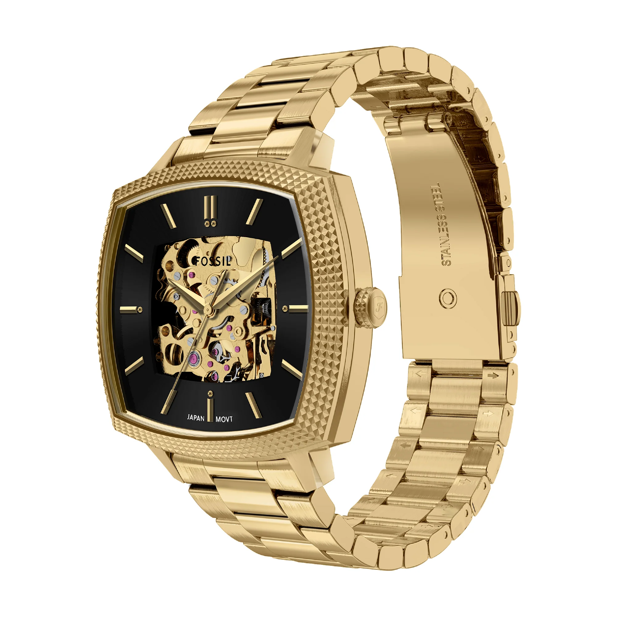 Nick Jonas x Fossil Machine Luxe Automatic Gold-Tone Stainless Steel Watch - Image 2