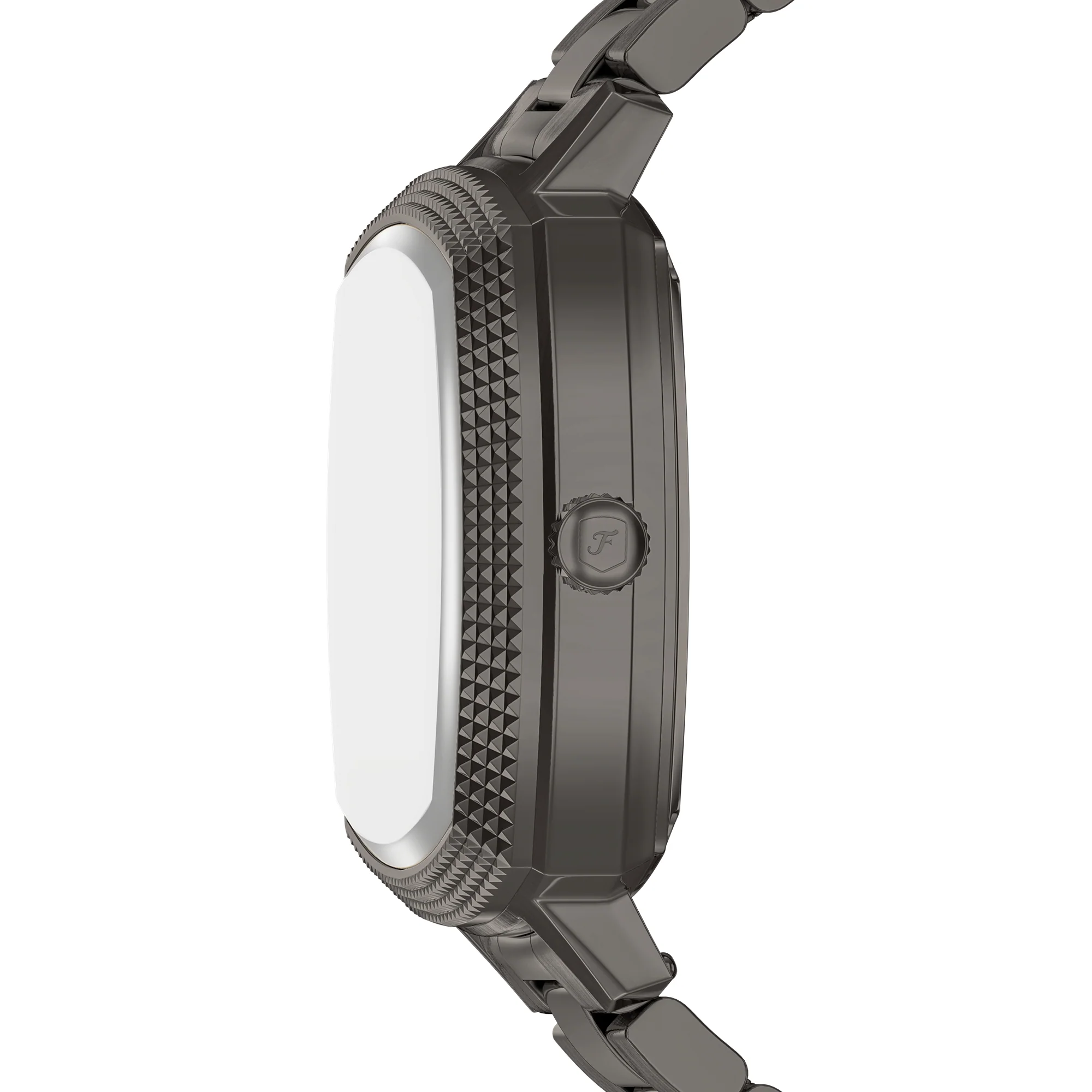 Nick Jonas x Fossil Machine Luxe Automatic Gunmetal Stainless Steel Watch - Image 2
