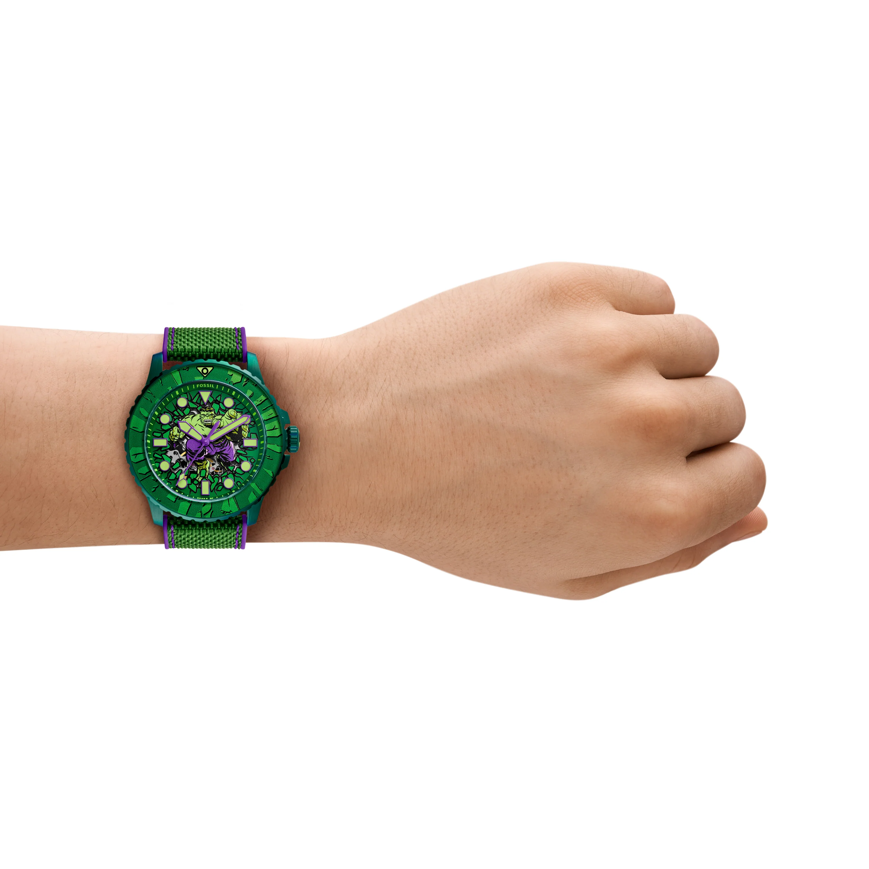 Marvel x Fossil Limited-Edition Incredible Hulk Automatic Watch - Image 11