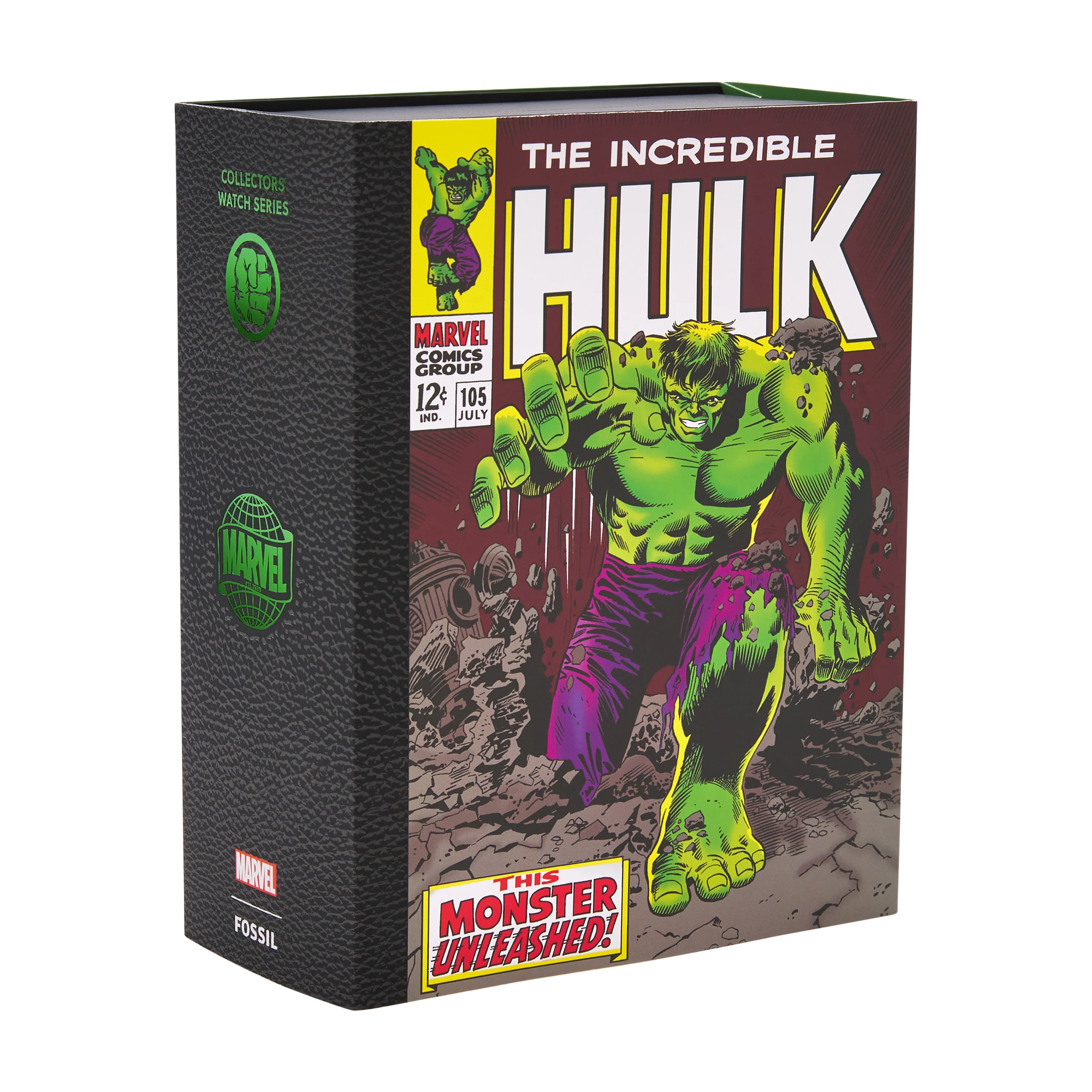Marvel x Fossil Limited-Edition Incredible Hulk Automatic Watch - Image 6