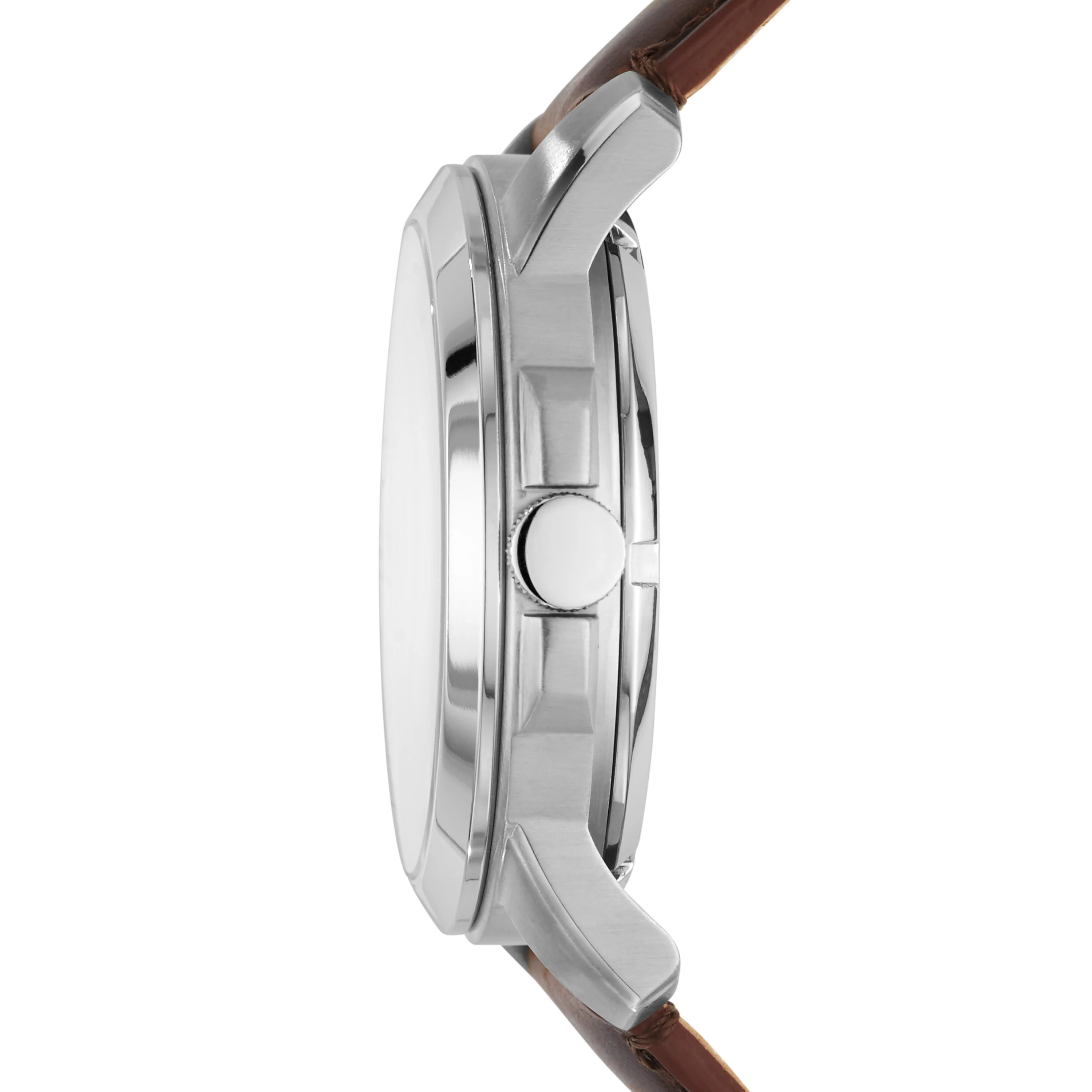 Grant Automatic Dark Brown Leather Watch - Image 2