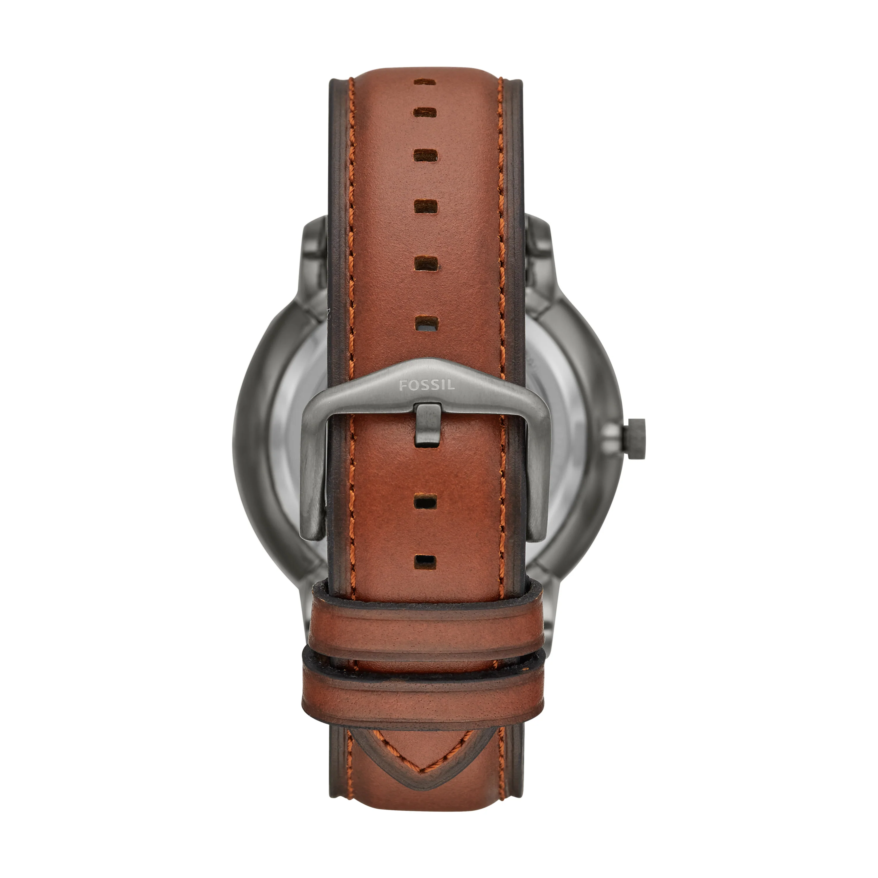 Neutra Automatic Amber Leather Watch - Image 3