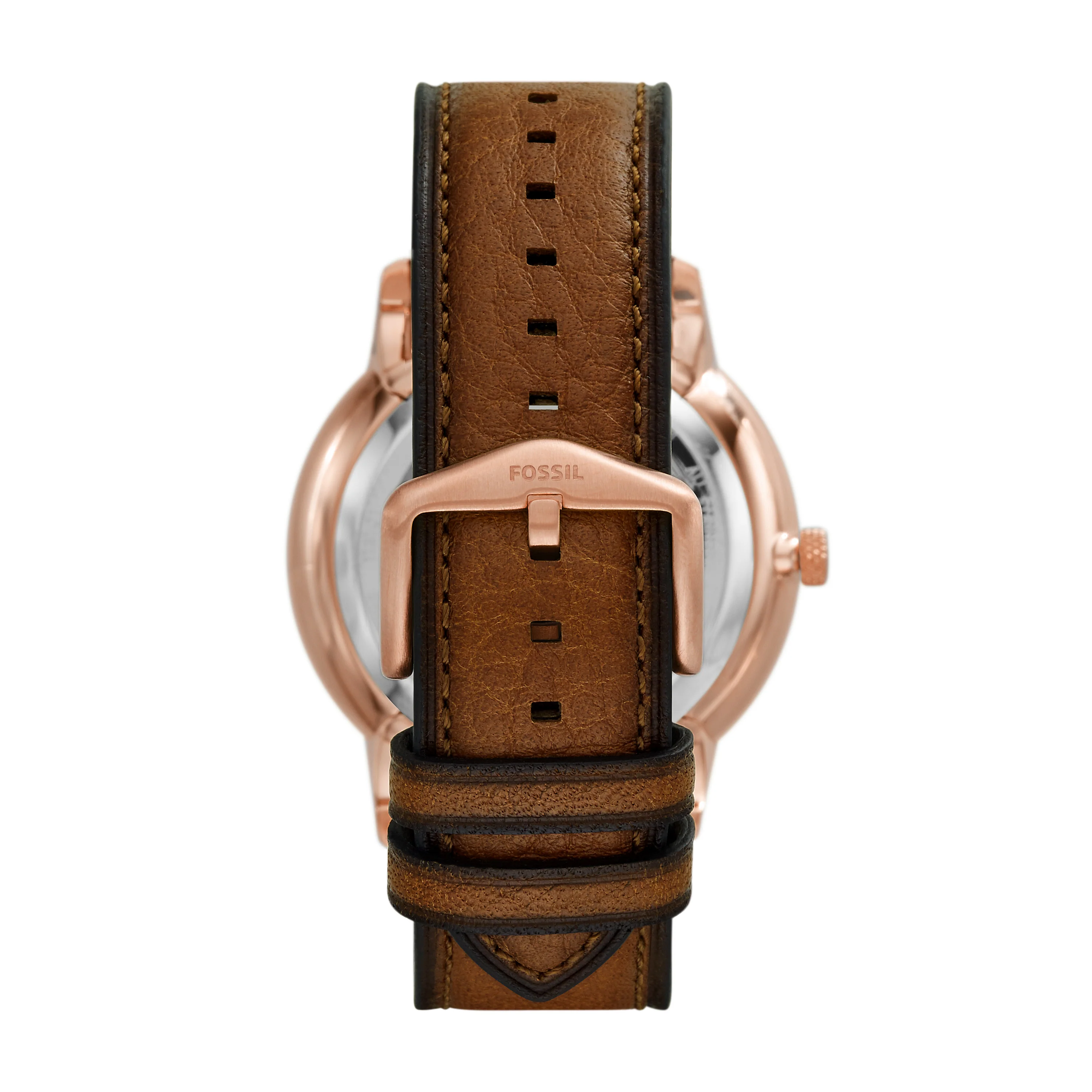 Neutra Automatic Brown Leather Watch - Image 3