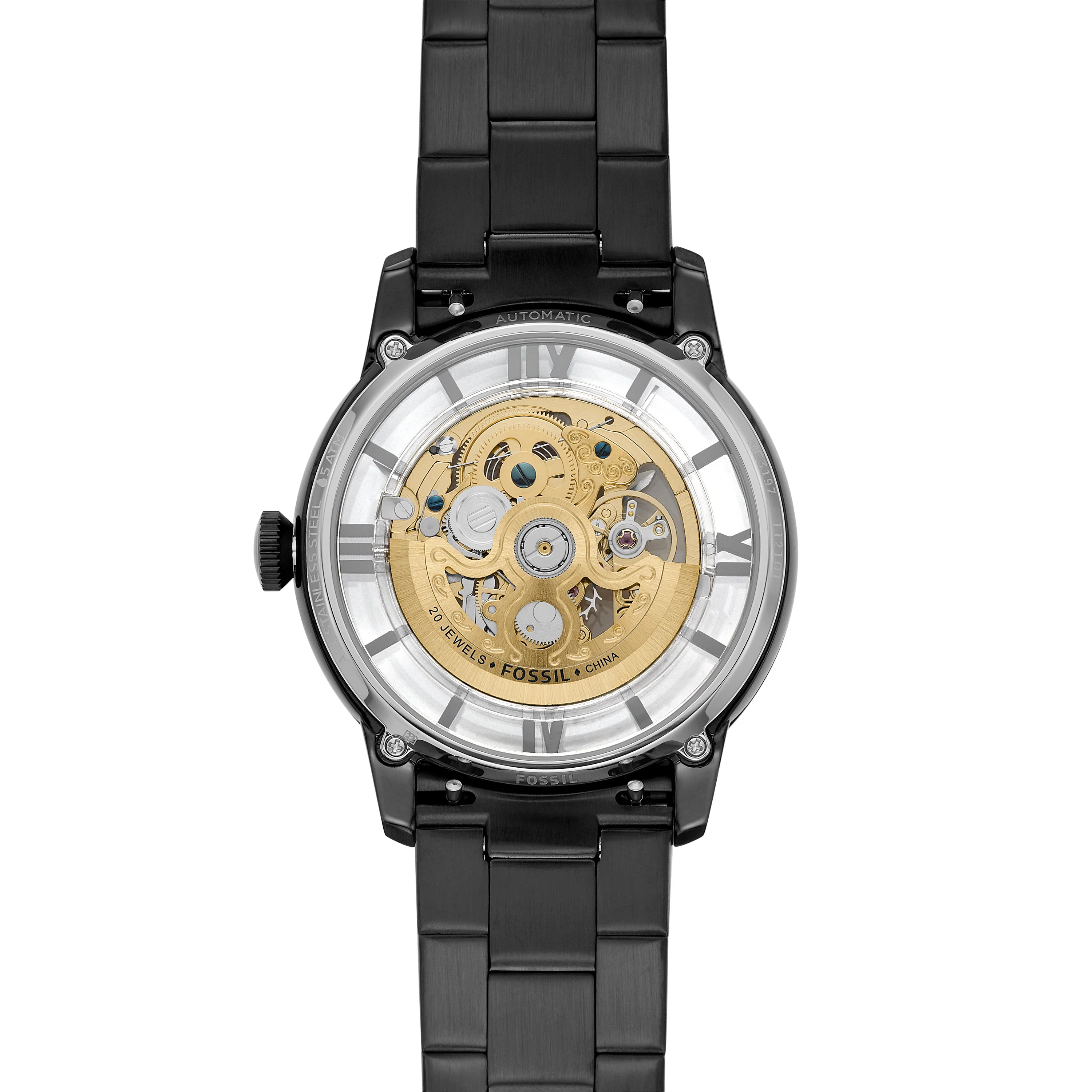 44mm Townsman Automatic Black Stainless Steel Watch - Image 4