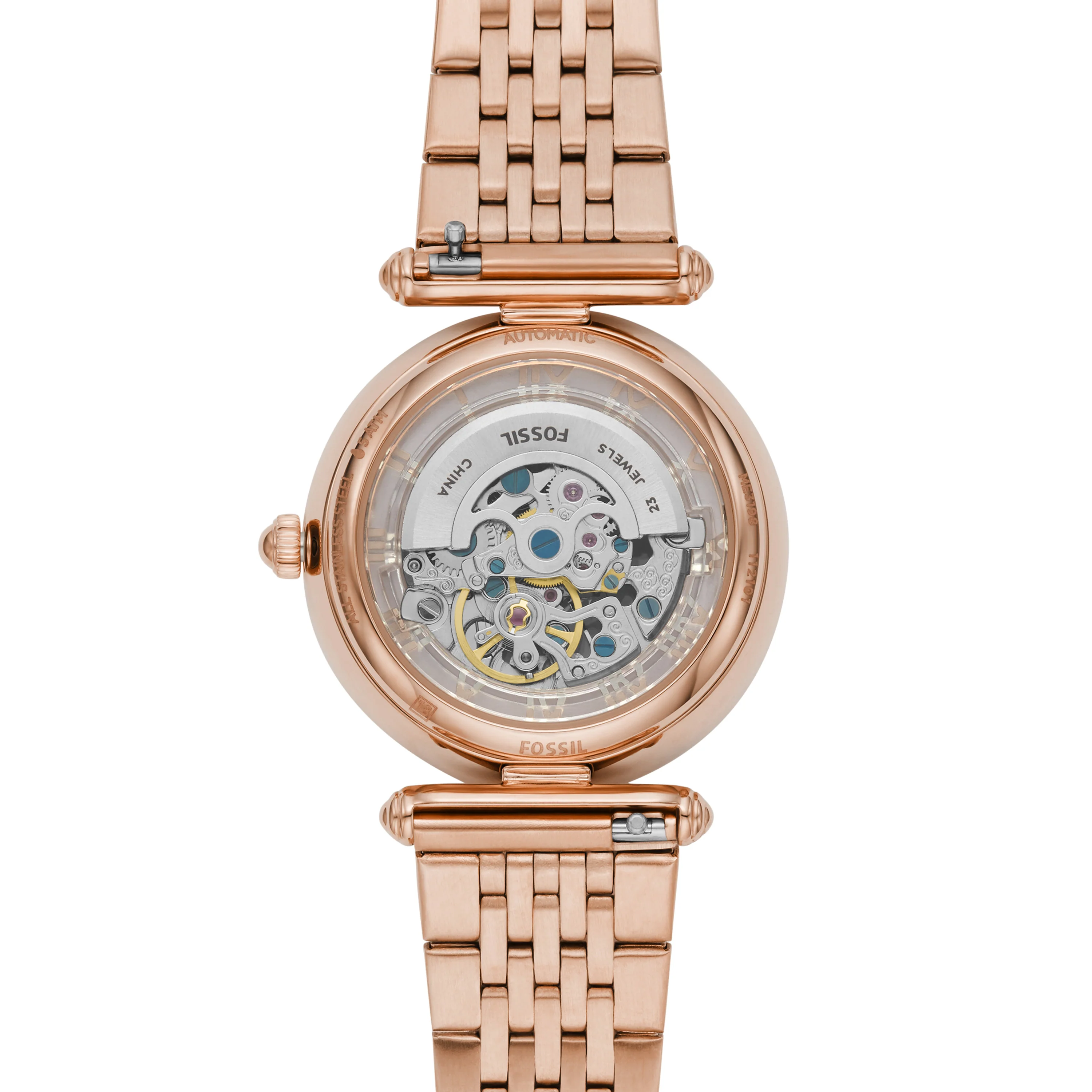 Lyric Automatic Rose Gold-Tone Stainless Steel Watch - Image 2