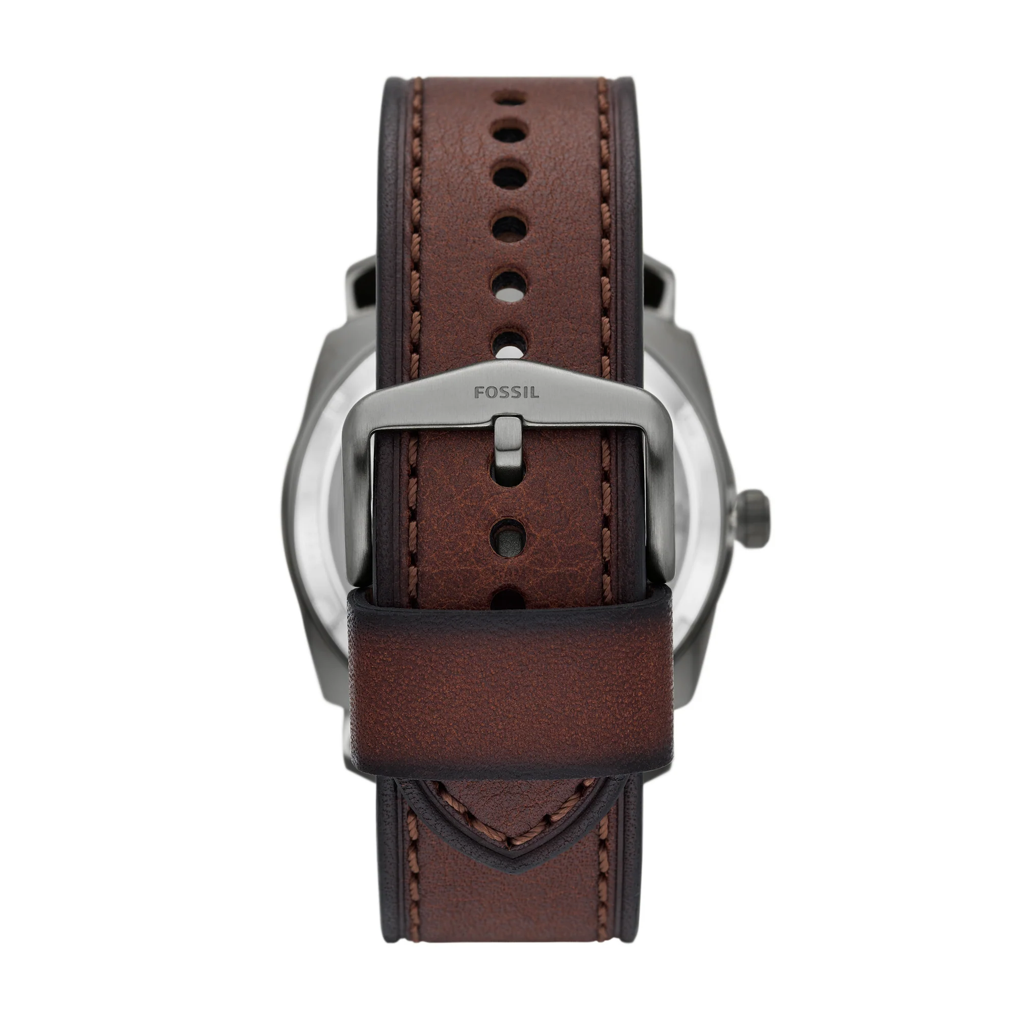 Machine Automatic Brown LiteHide⢠Leather Watch - Image 4