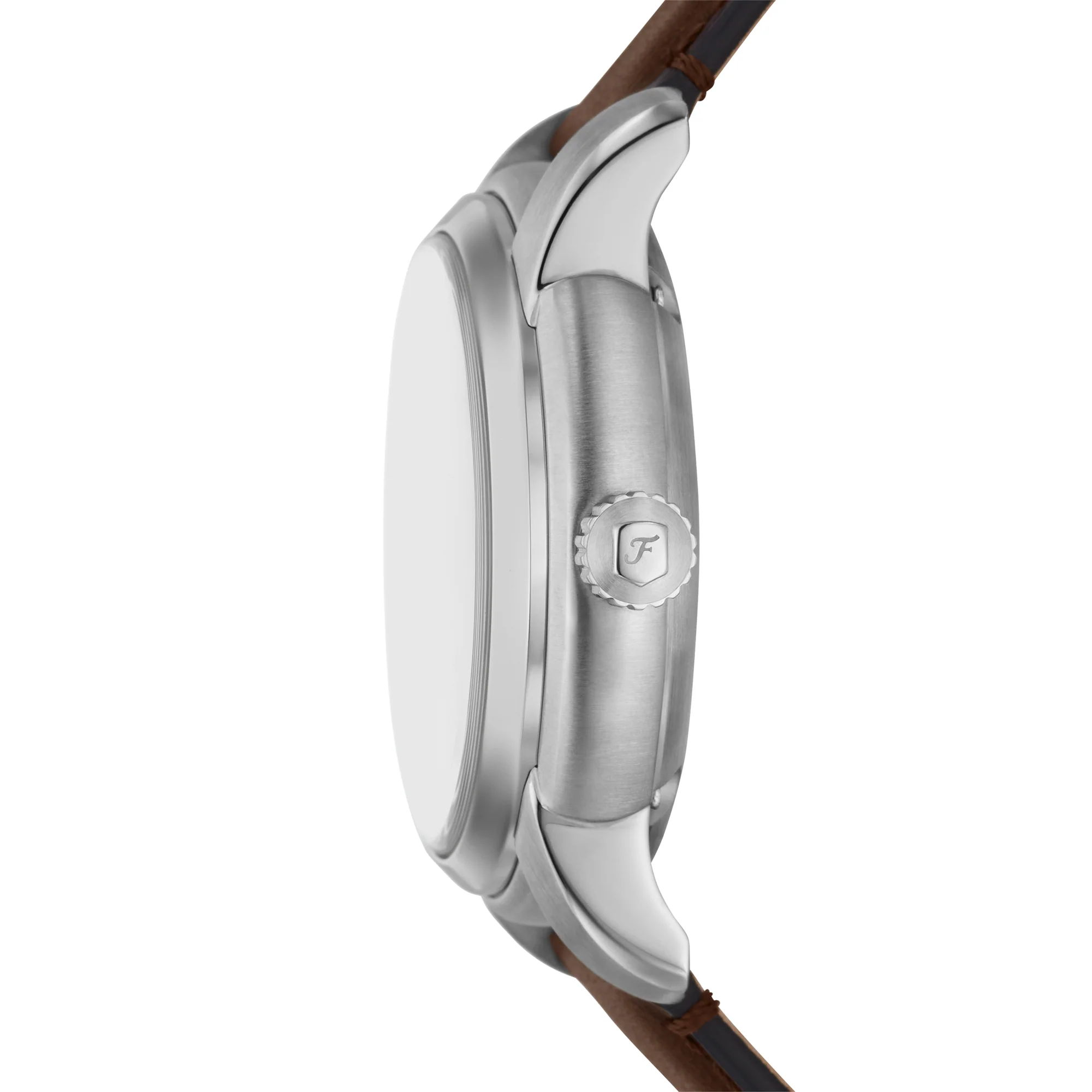 Fossil Heritage Automatic Brown Leather Watch - Image 2