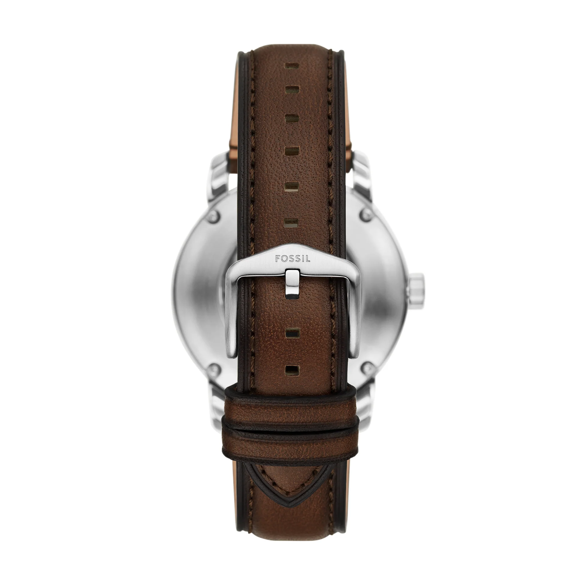 Fossil Heritage Automatic Brown Leather Watch - Image 4