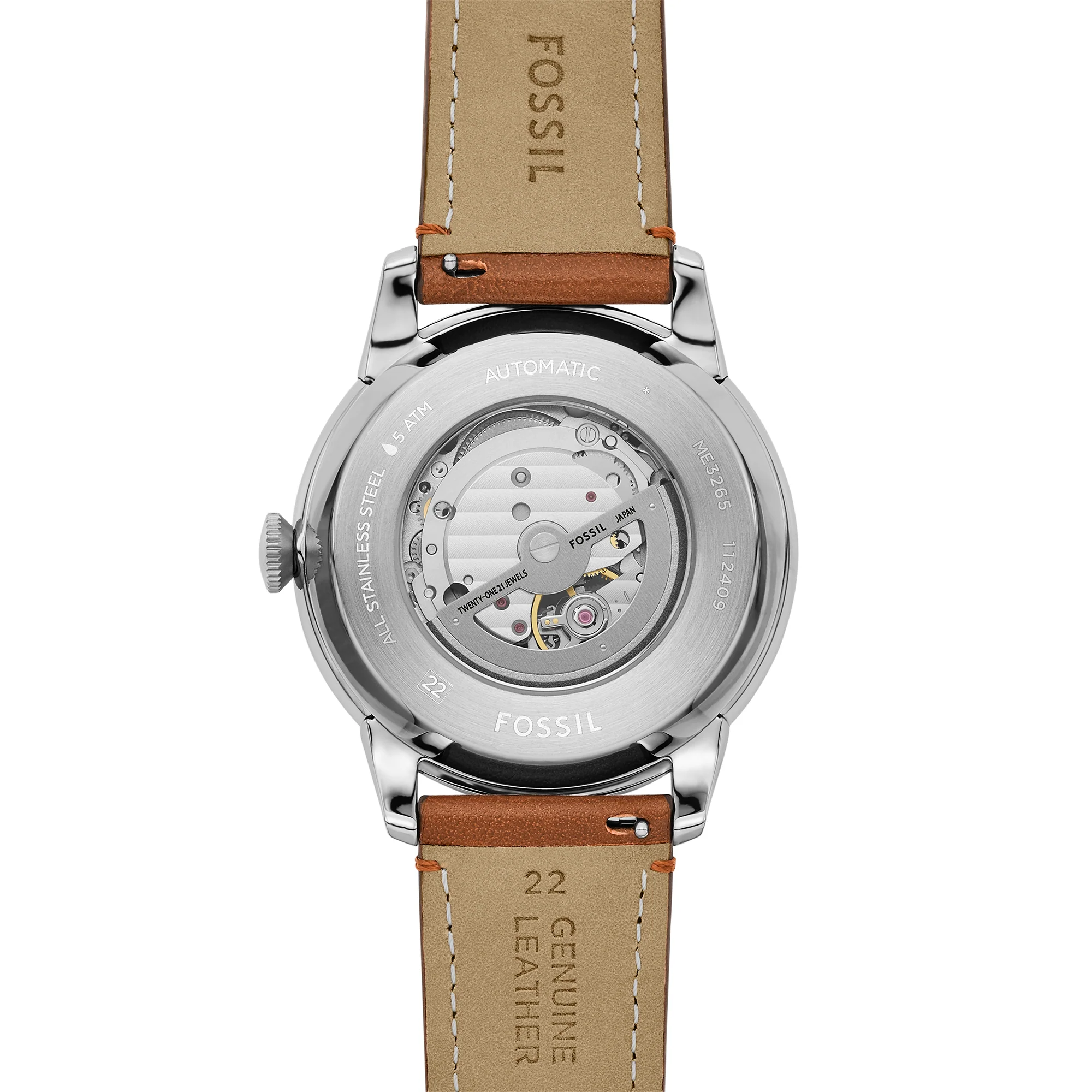 Townsman Multifunction Brown Leather Watch - Image 3