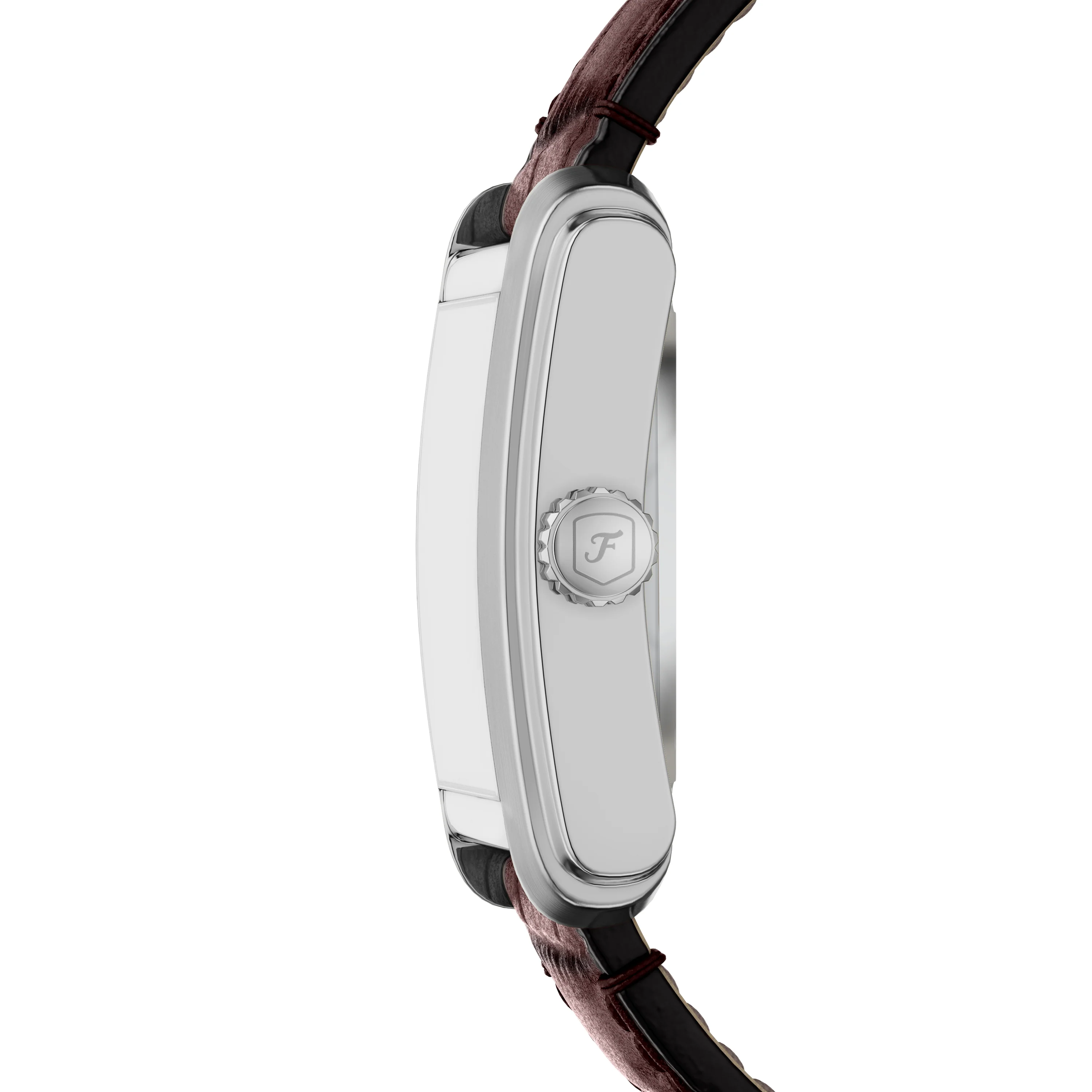 Carraway Automatic Brown Croco Leather Watch - Image 3