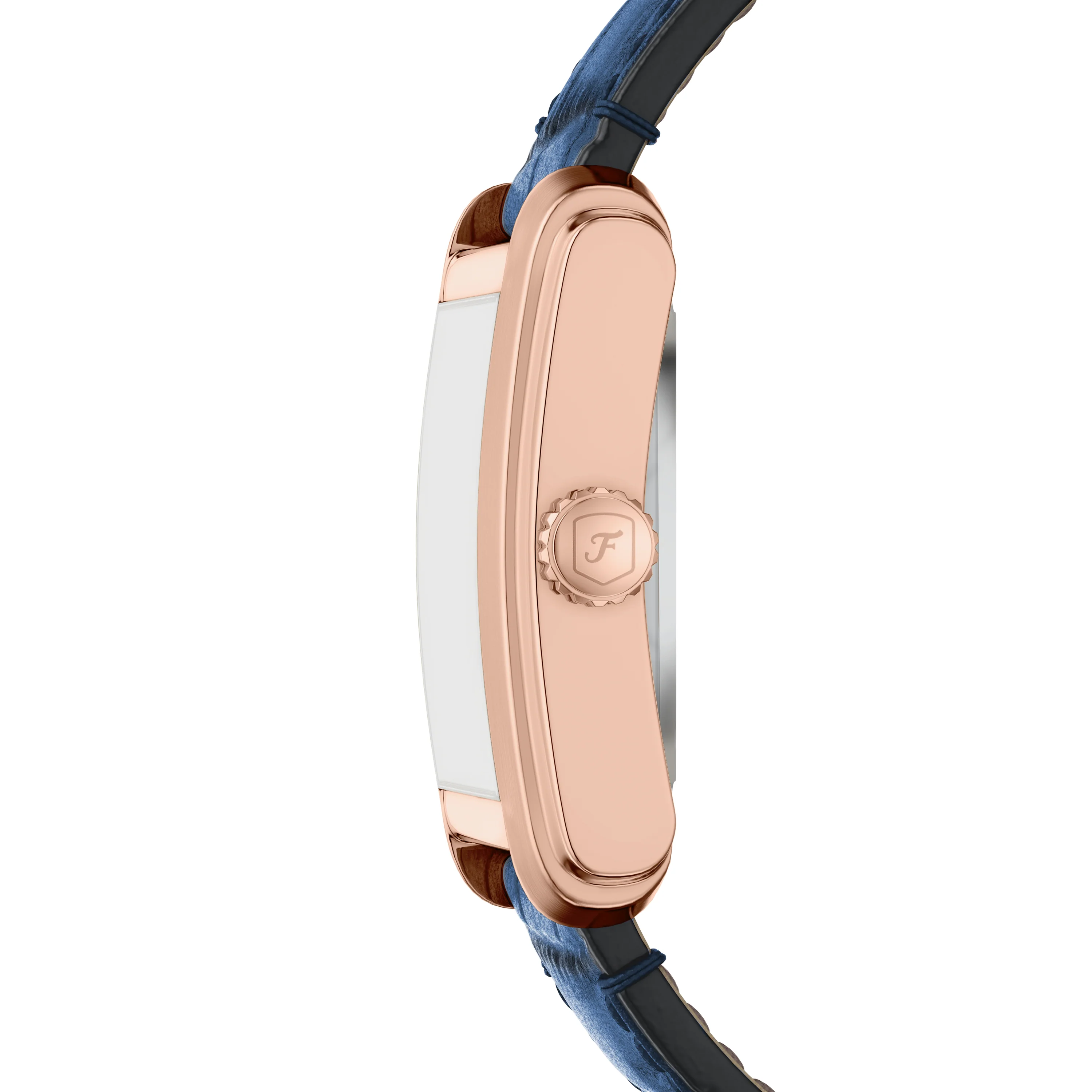 Carraway Automatic Blue Croco Leather Watch - Image 3