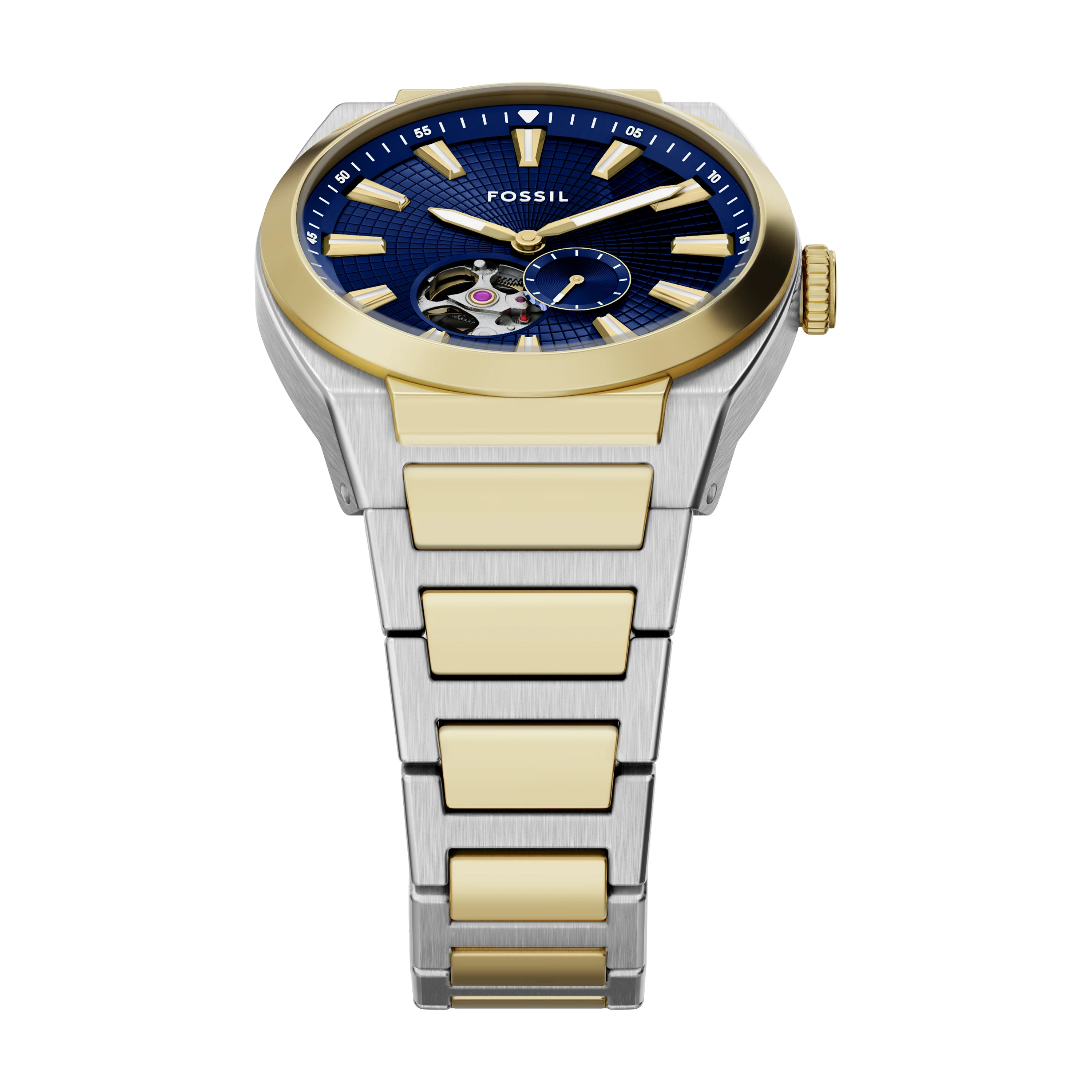 Everett Automatic Two-Tone Stainless Steel Watch - Image 4