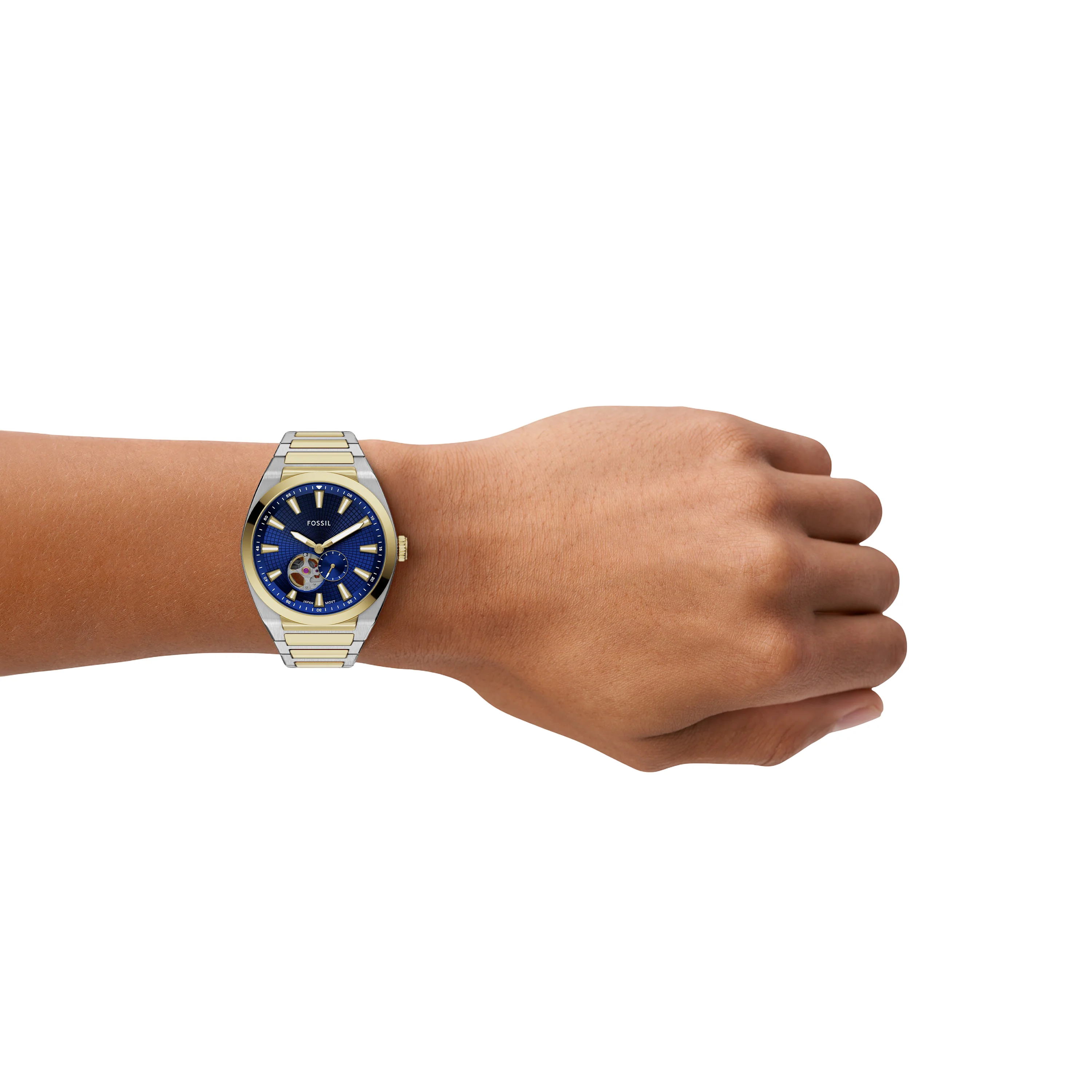 Everett Automatic Two-Tone Stainless Steel Watch - Image 8