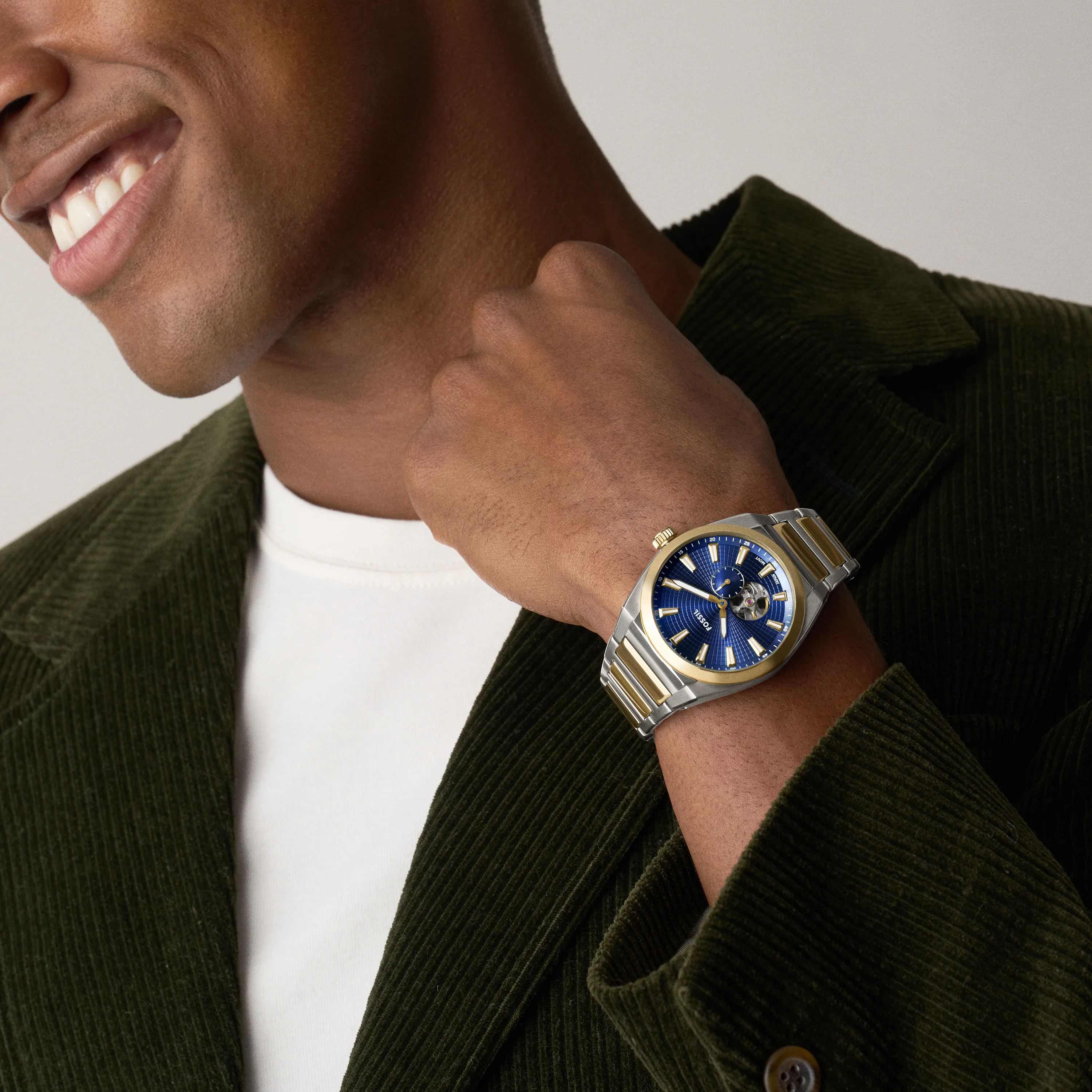 Everett Automatic Two-Tone Stainless Steel Watch - Image 9