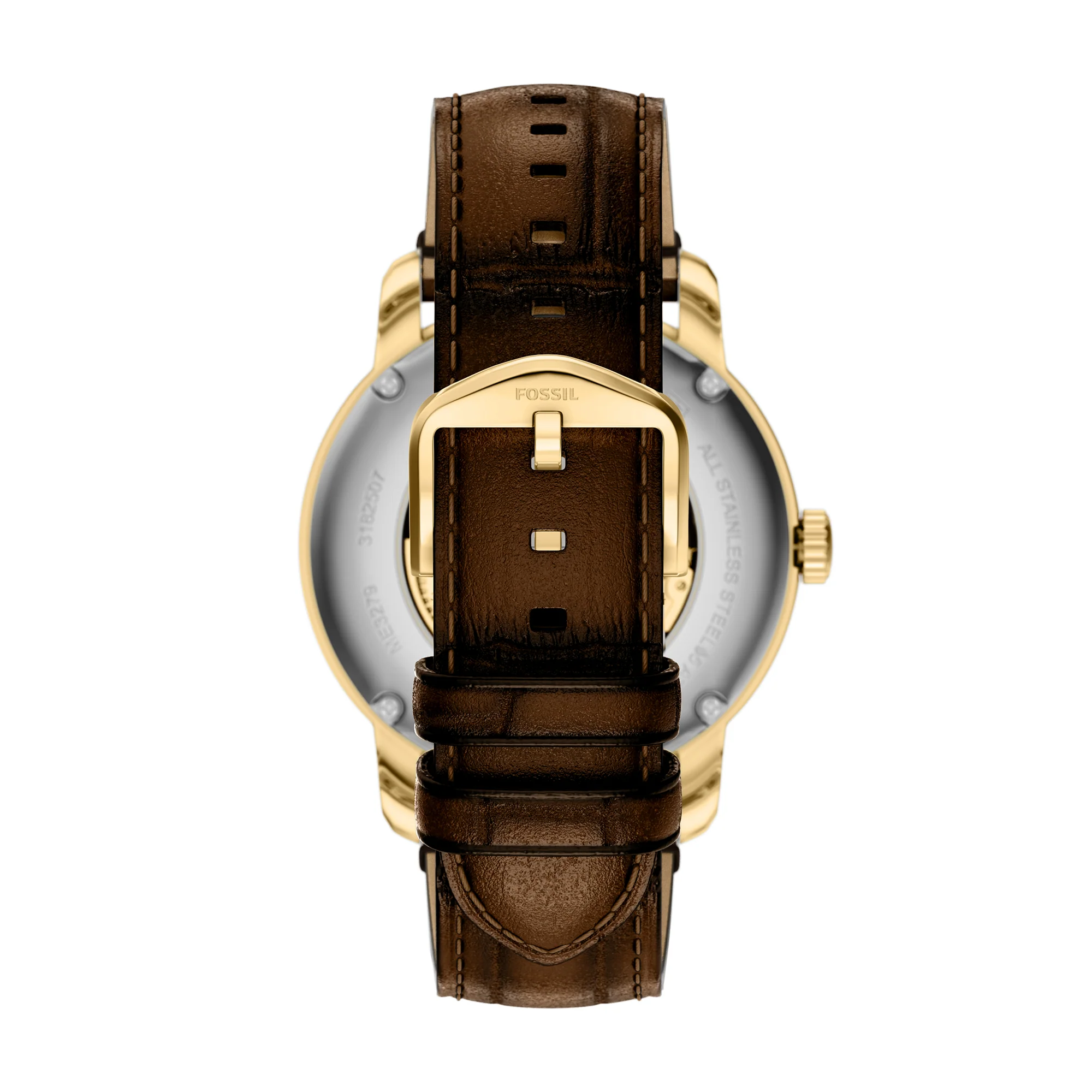 Fossil Heritage Automatic Brown Croco Leather Watch - Image 4
