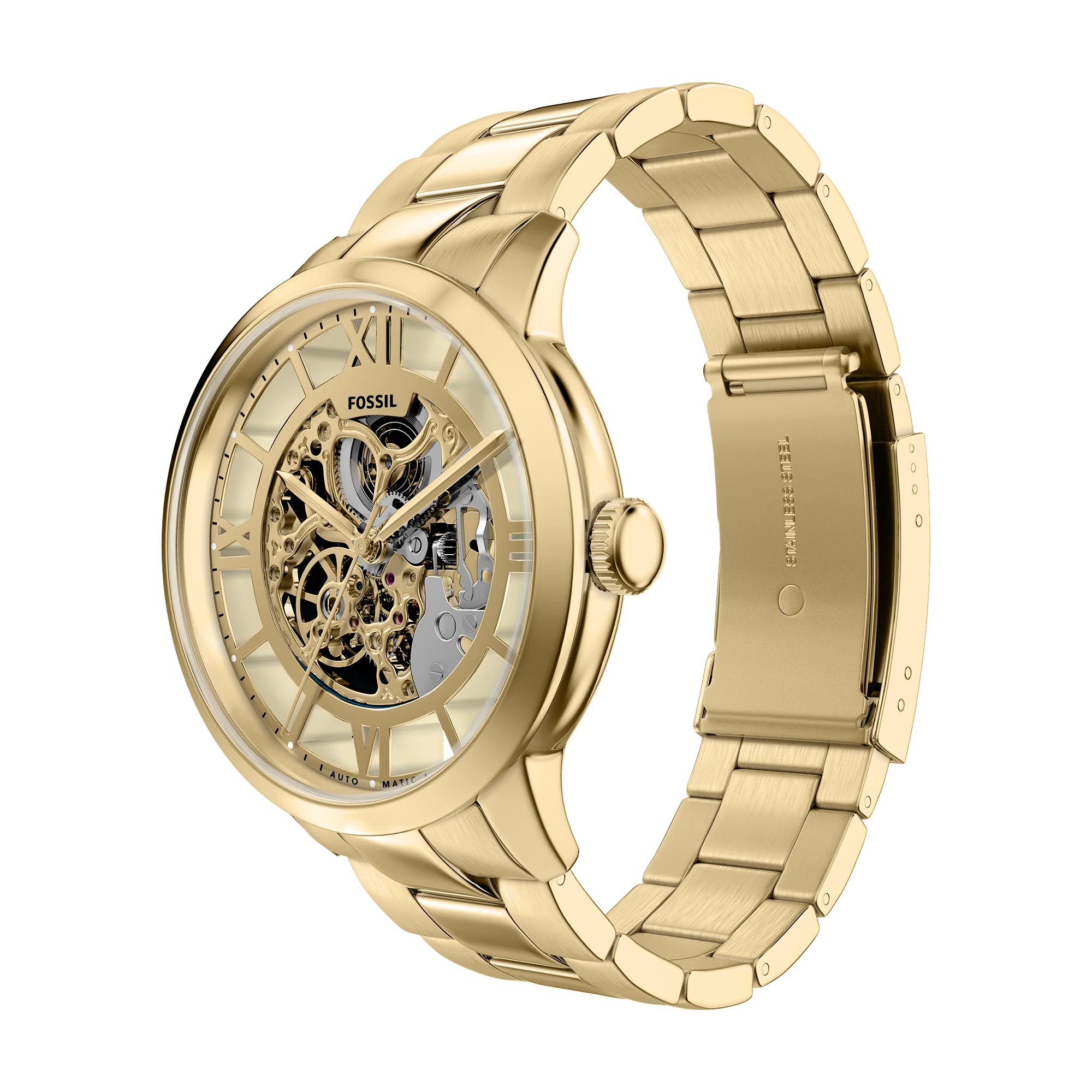 Townsman Automatic Gold-Tone Stainless Steel Watch - Image 4