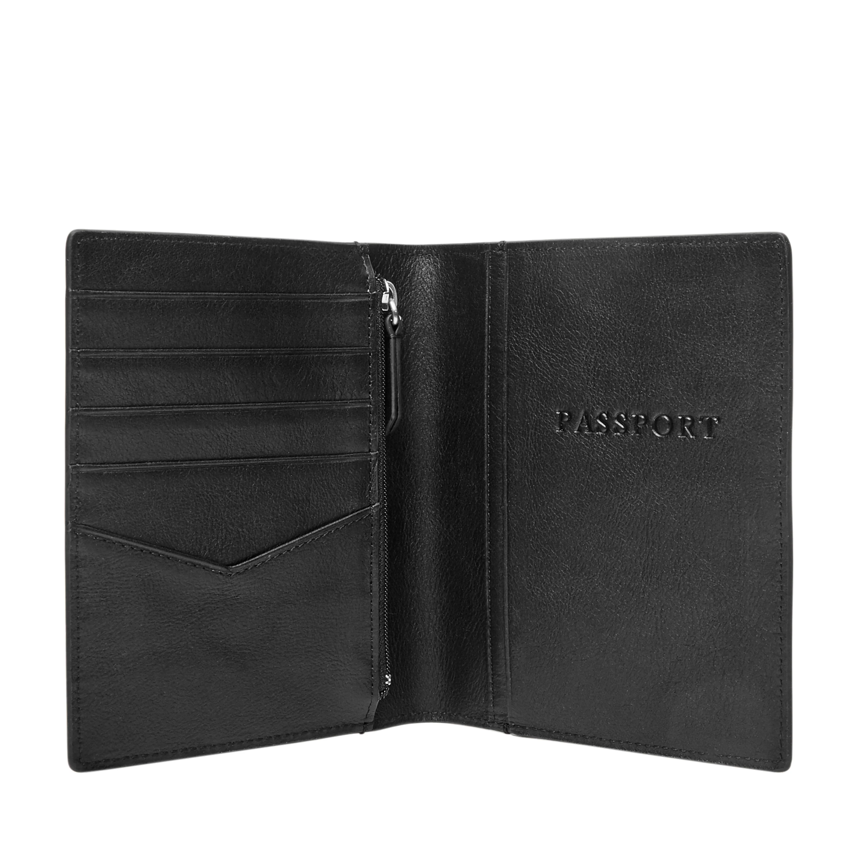 Leather RFID Passport Case - Image 2