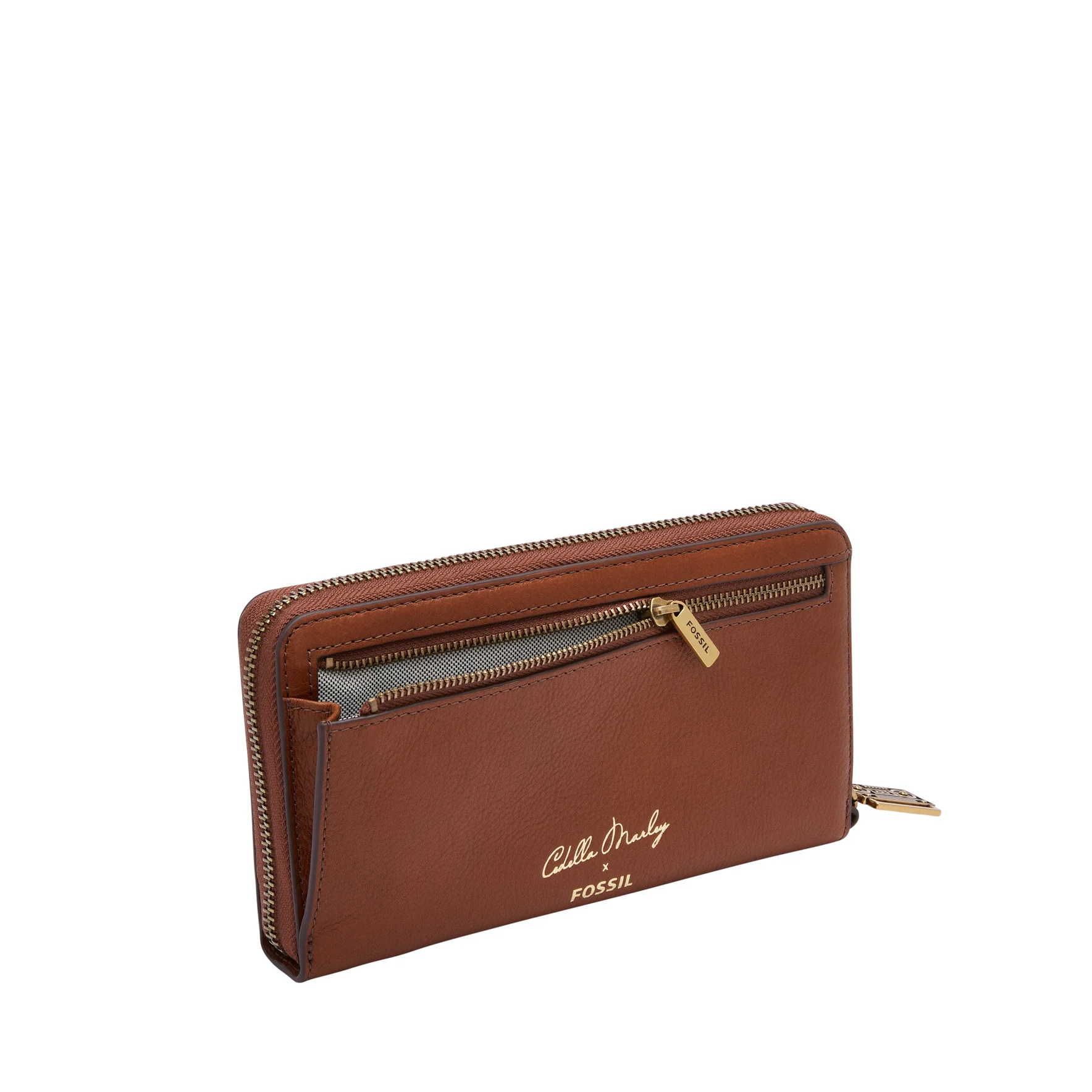 Liza Zip Around Clutch - Image 4
