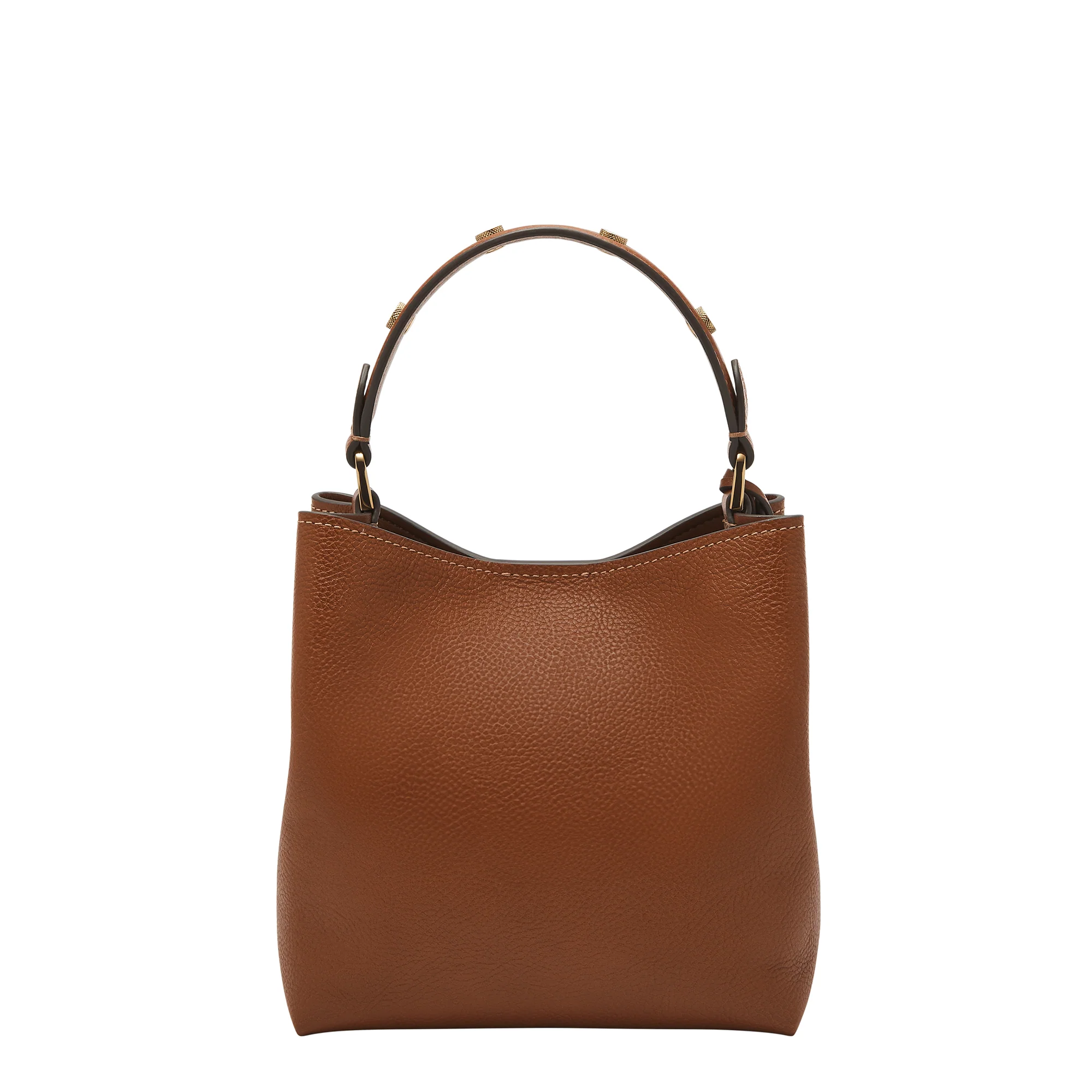 Jessie Leather Small Bucket Crossbody Bag - Image 4