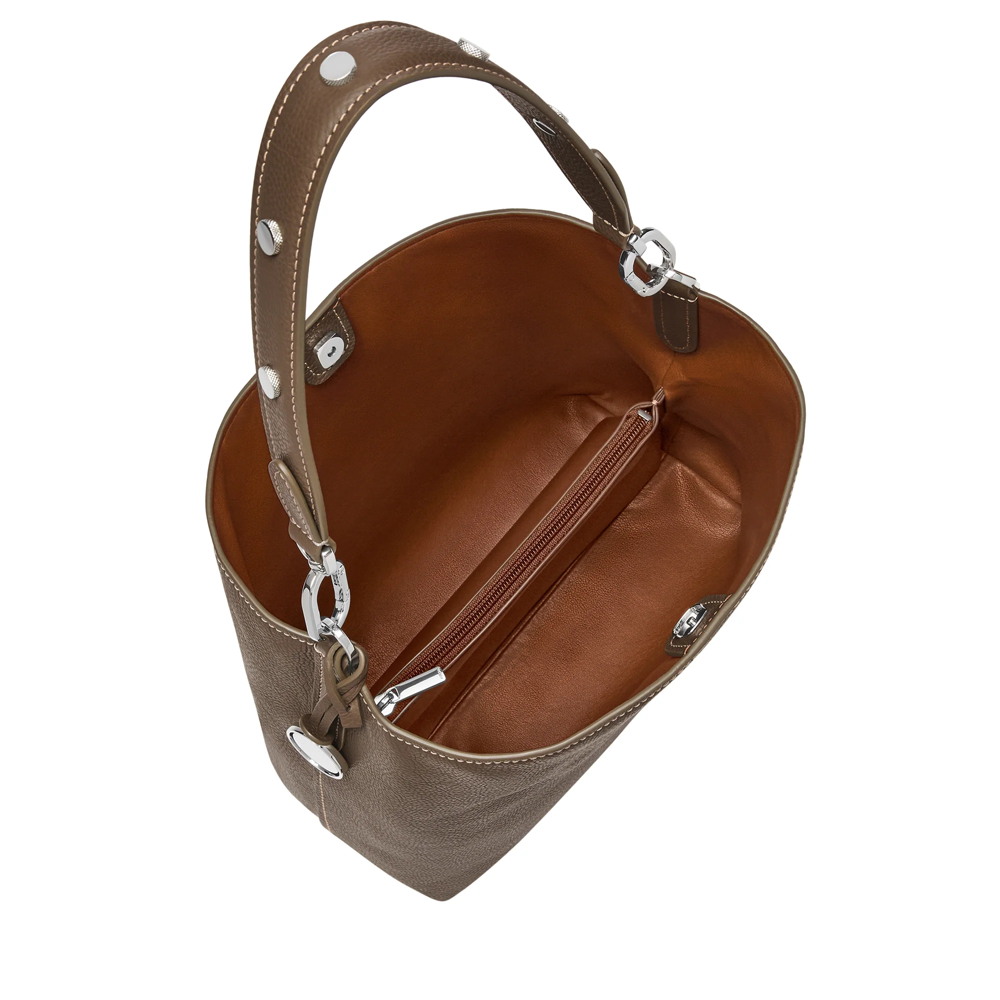 Jessie Leather Bucket Shoulder Bag - Image 2