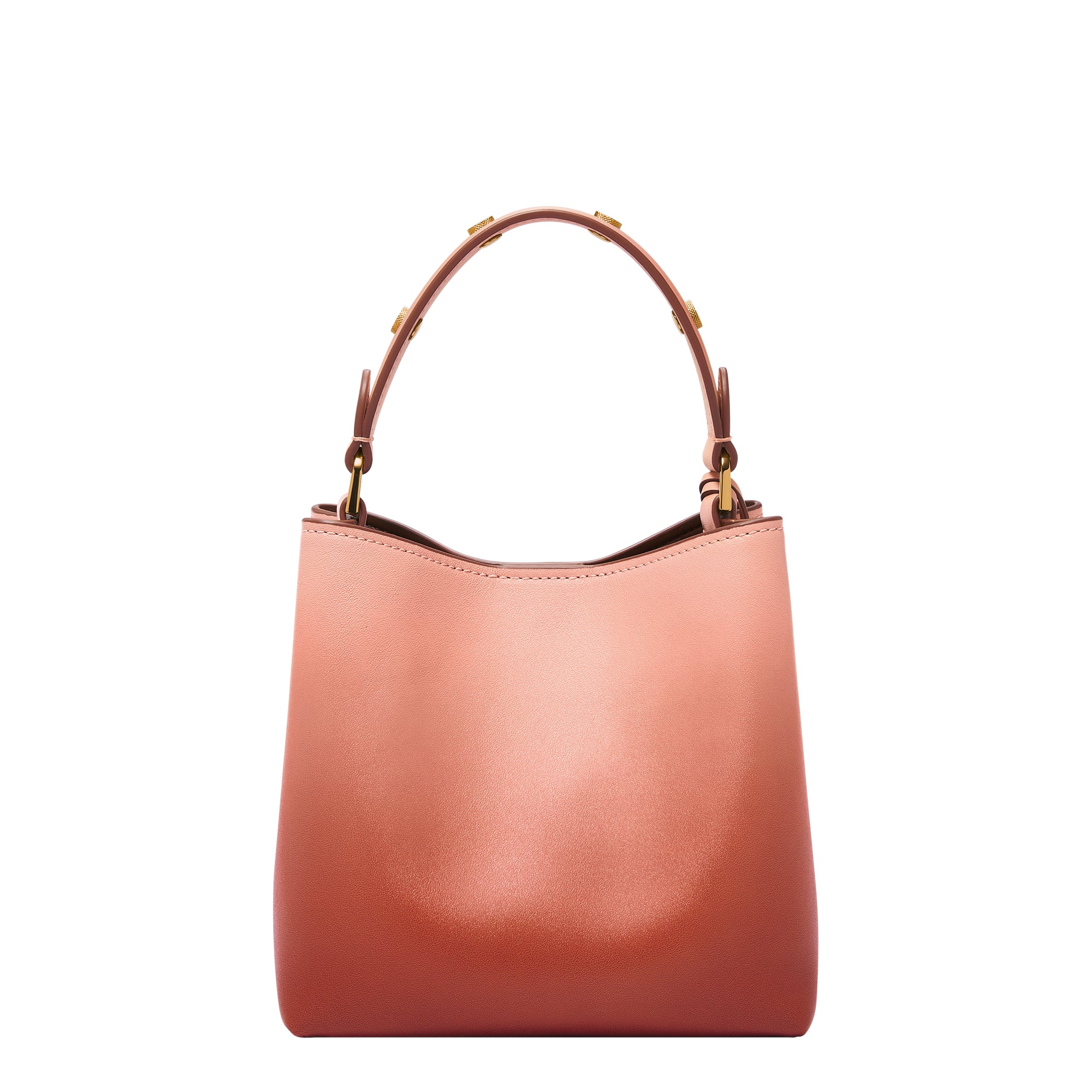 Jessie Leather Small Bucket Crossbody Bag - Image 3