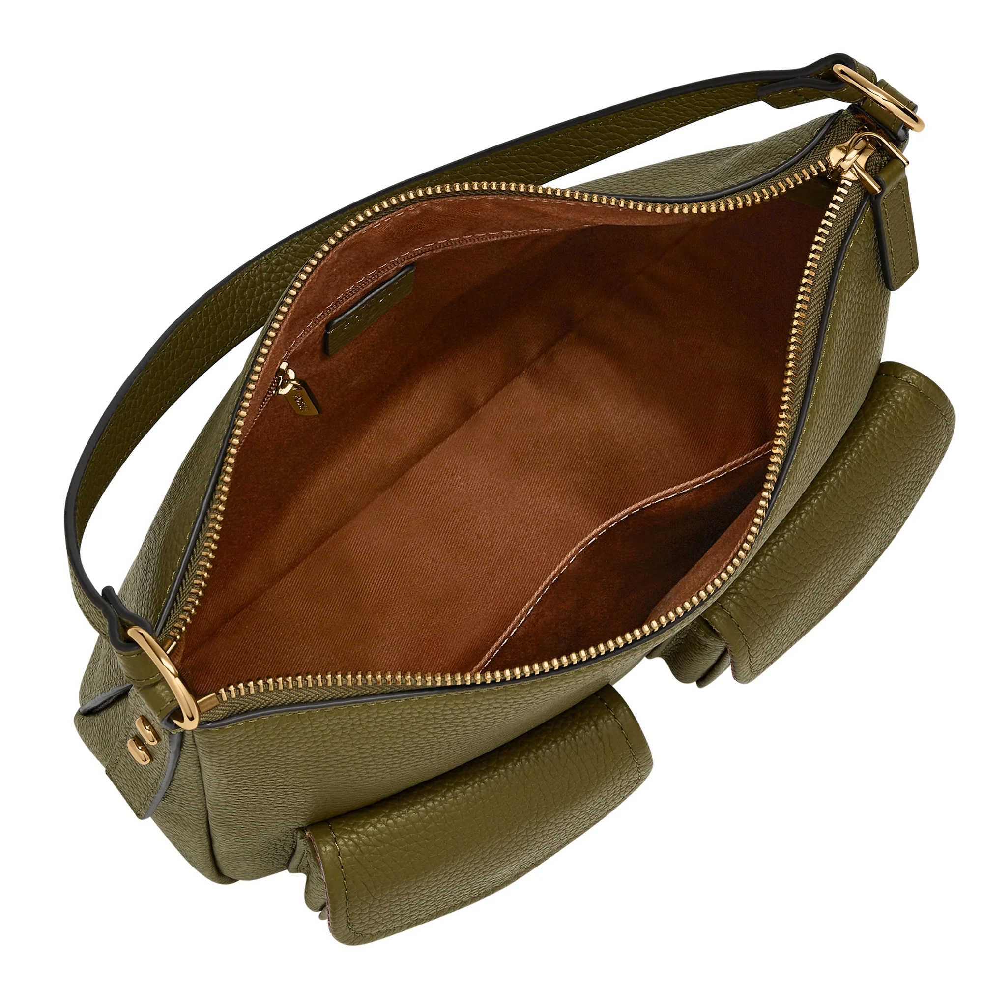 Jolie Leather Cargo Crossbody Bag - Image 3
