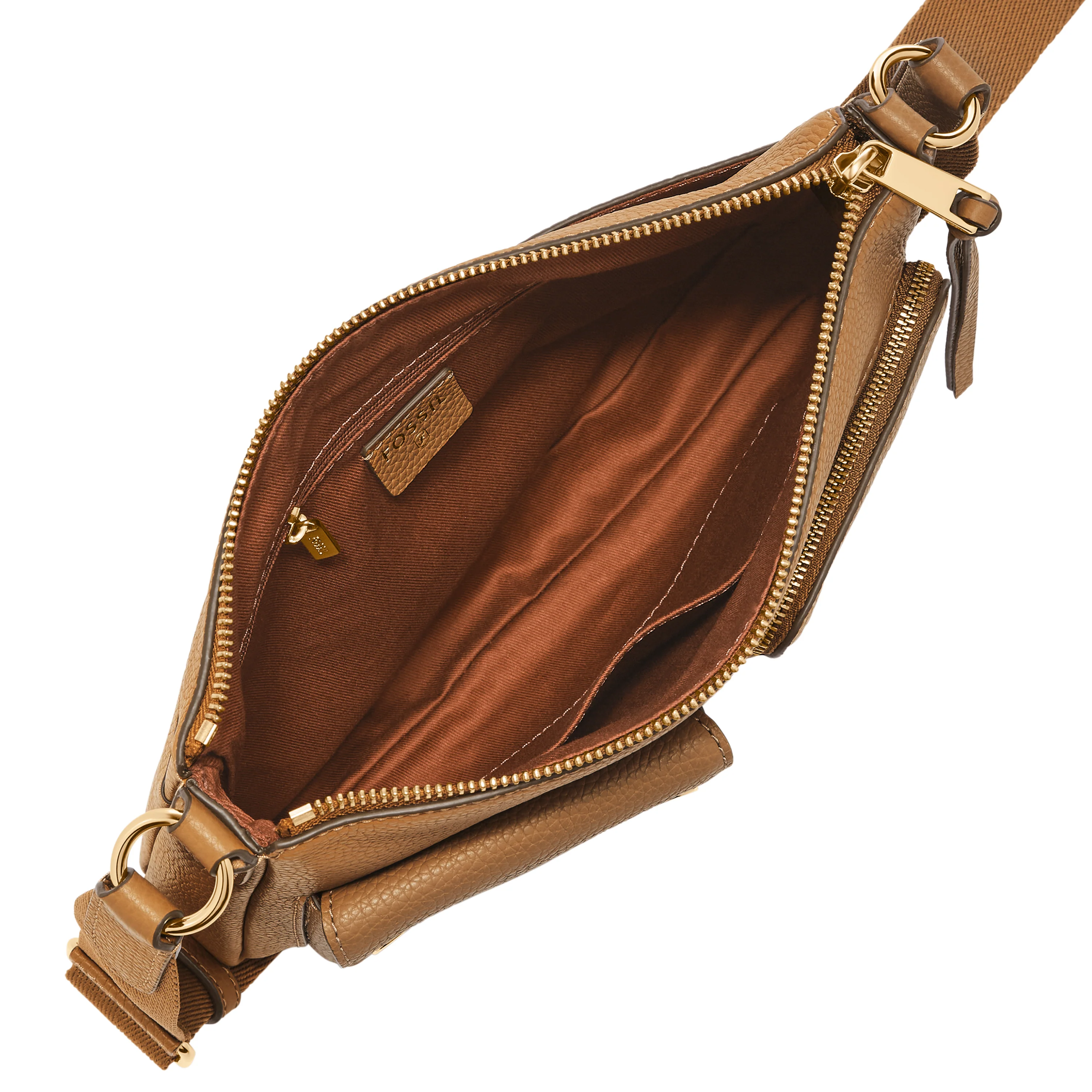 Maysen Leather Cargo Crossbody Bag - Image 2